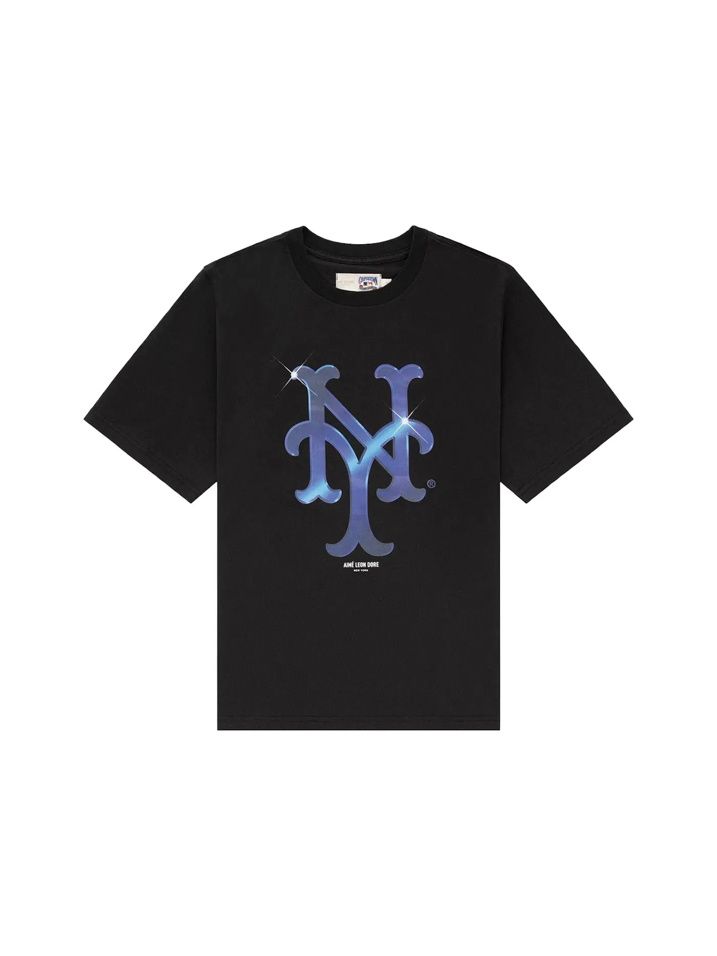 Мужская футболка с логотипом Aime Leon Dore x New York Mets Tee Aime Leon Dore — изображение 1 из 2, черный