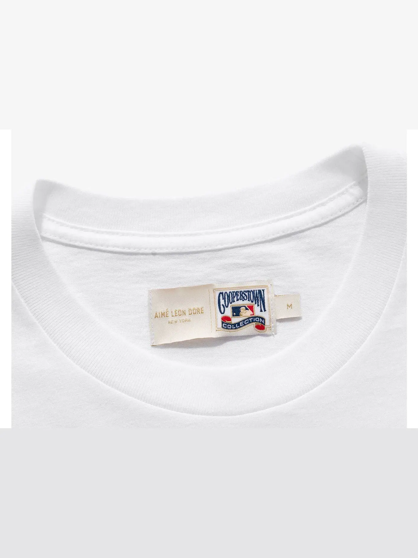 Мужская футболка с принтом Aime Leon Dore x New York Mets Logo Tee — изображение 2 из 2, белый