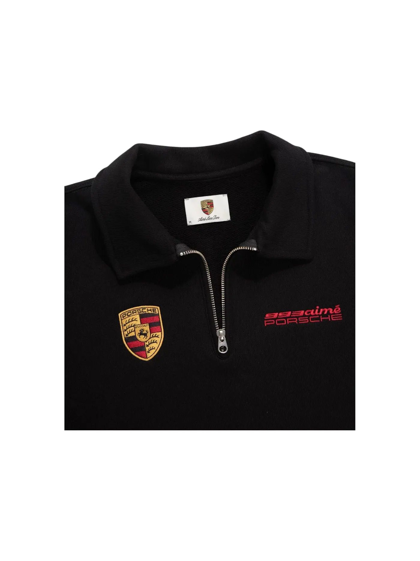 Мужской пуловер с длинным рукавом Aime Leon Dore x Porsche 993 Turbo Mechanic Quarter Zip Pullover — изображение 2 из 2
