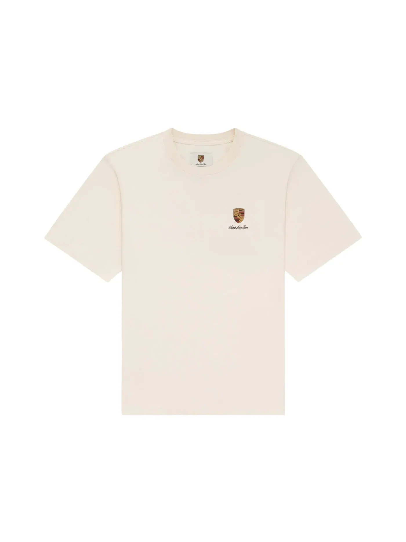 Мужская футболка с принтом Aime Leon Dore x Porsche 993 Turbo Racing Tee — изображение 1 из 2, белый
