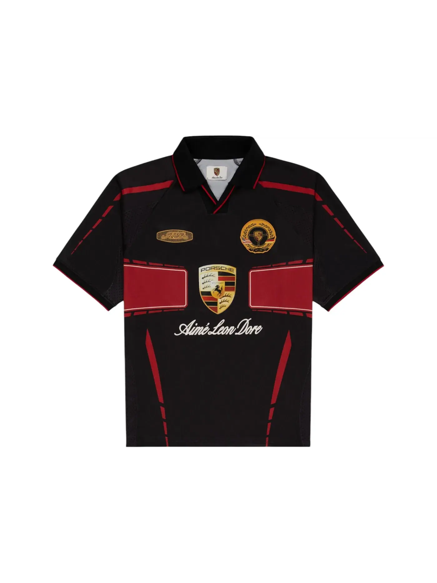 Мужская джерси Aime Leon Dore x Porsche 993 Turbo Team Jersey — изображение 1 из 2, черный
