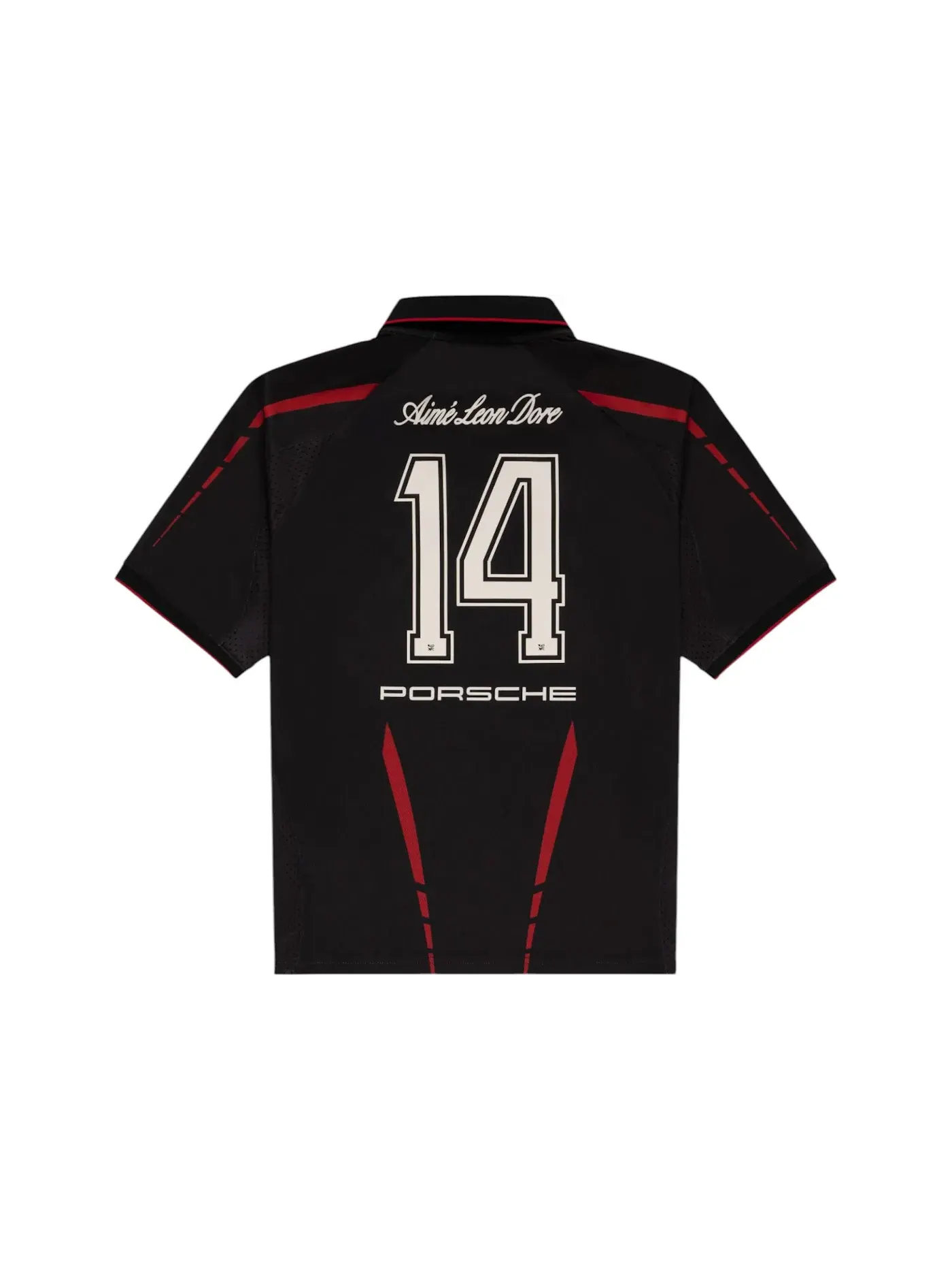 Мужская джерси Aime Leon Dore x Porsche 993 Turbo Team Jersey — изображение 2 из 2, черный