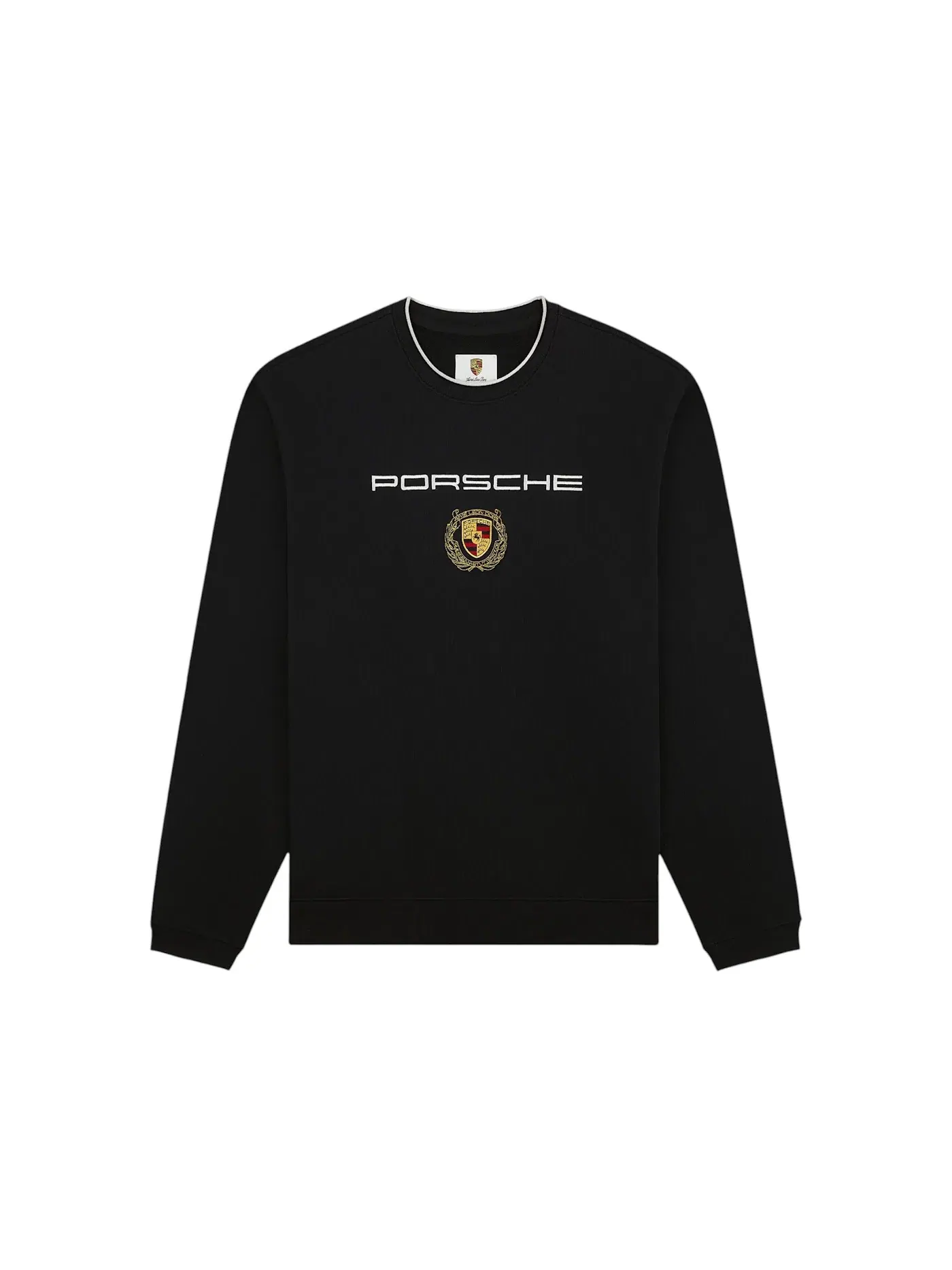 Мужской свитшот с вышивкой Aime Leon Dore x Porsche — изображение 1 из 2, черный