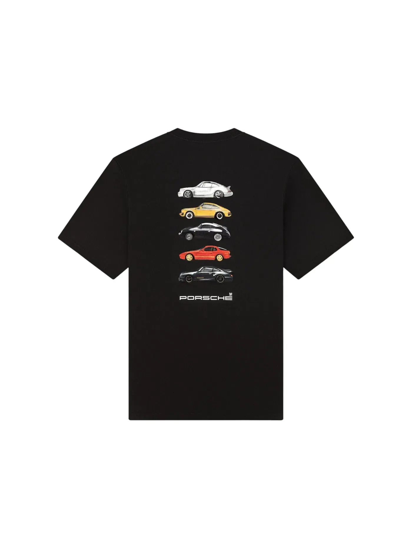 Футболка с принтом Aime Leon Dore x Porsche Fleet Tee Black — изображение 1 из 2, черный