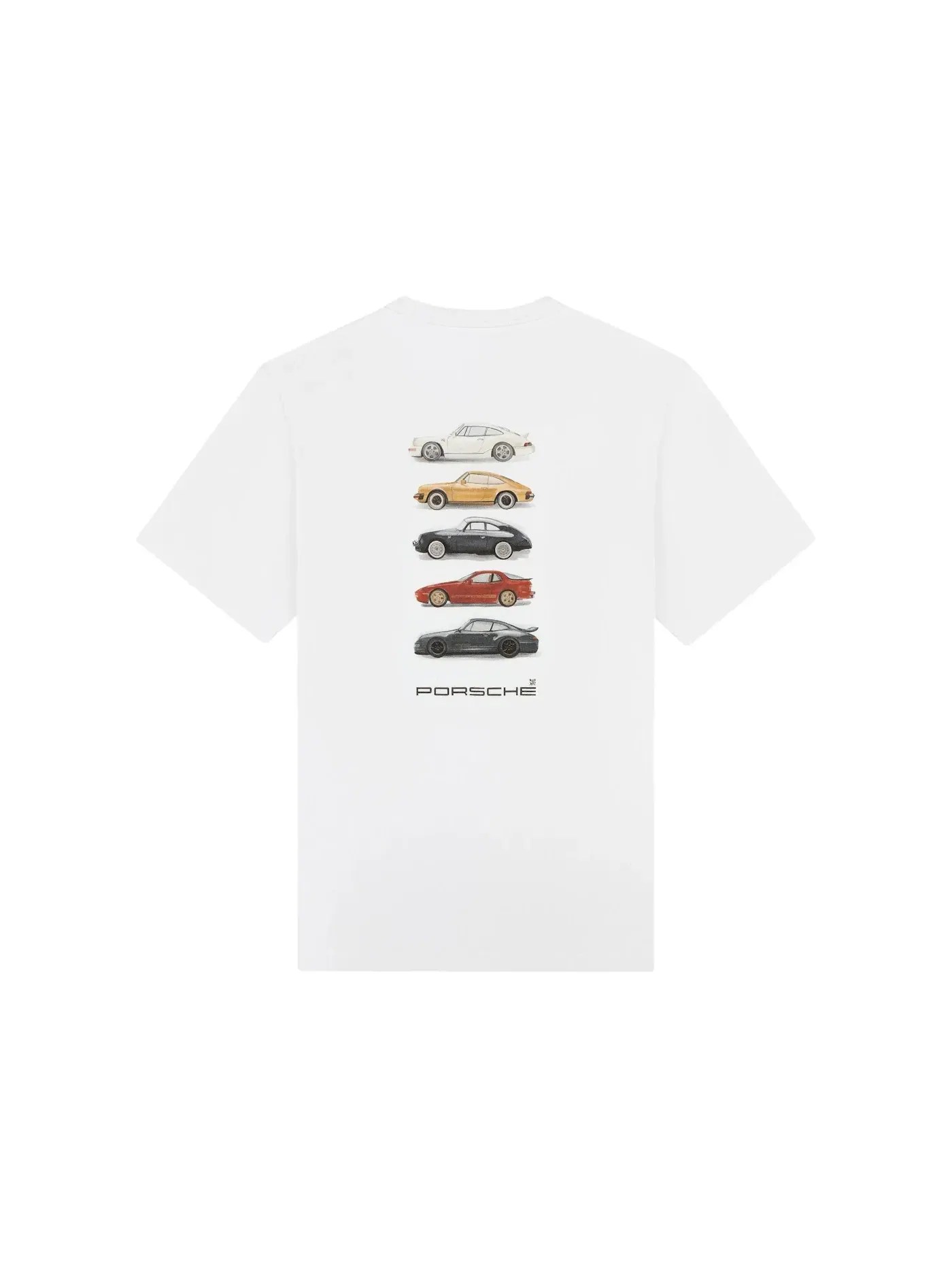 Мужская футболка с принтом Aime Leon Dore x Porsche Fleet Tee — изображение 1 из 3, белый