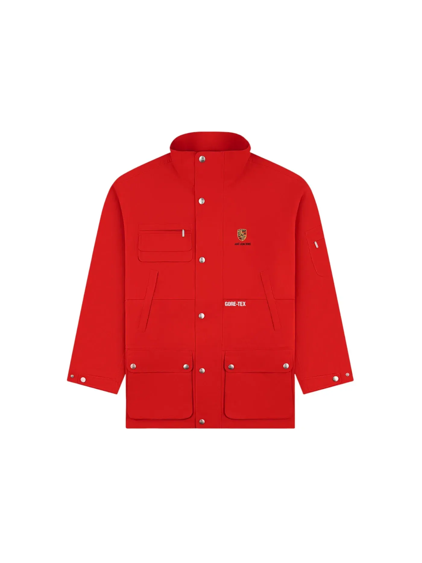 Мужская куртка-кабриолет с технологией Gore-Tex Aime Leon Dore x Porsche — изображение 1 из 2, красный