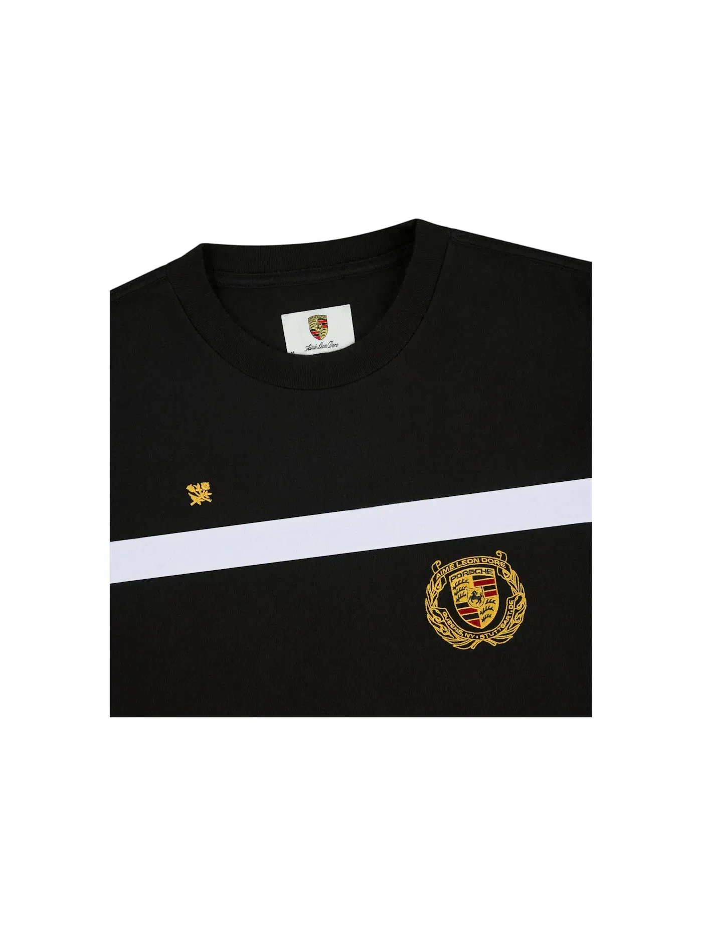 Мужская футболка с длинным рукавом Aime Leon Dore x Porsche Long-Sleeve Apex Tee — изображение 2 из 3, черный