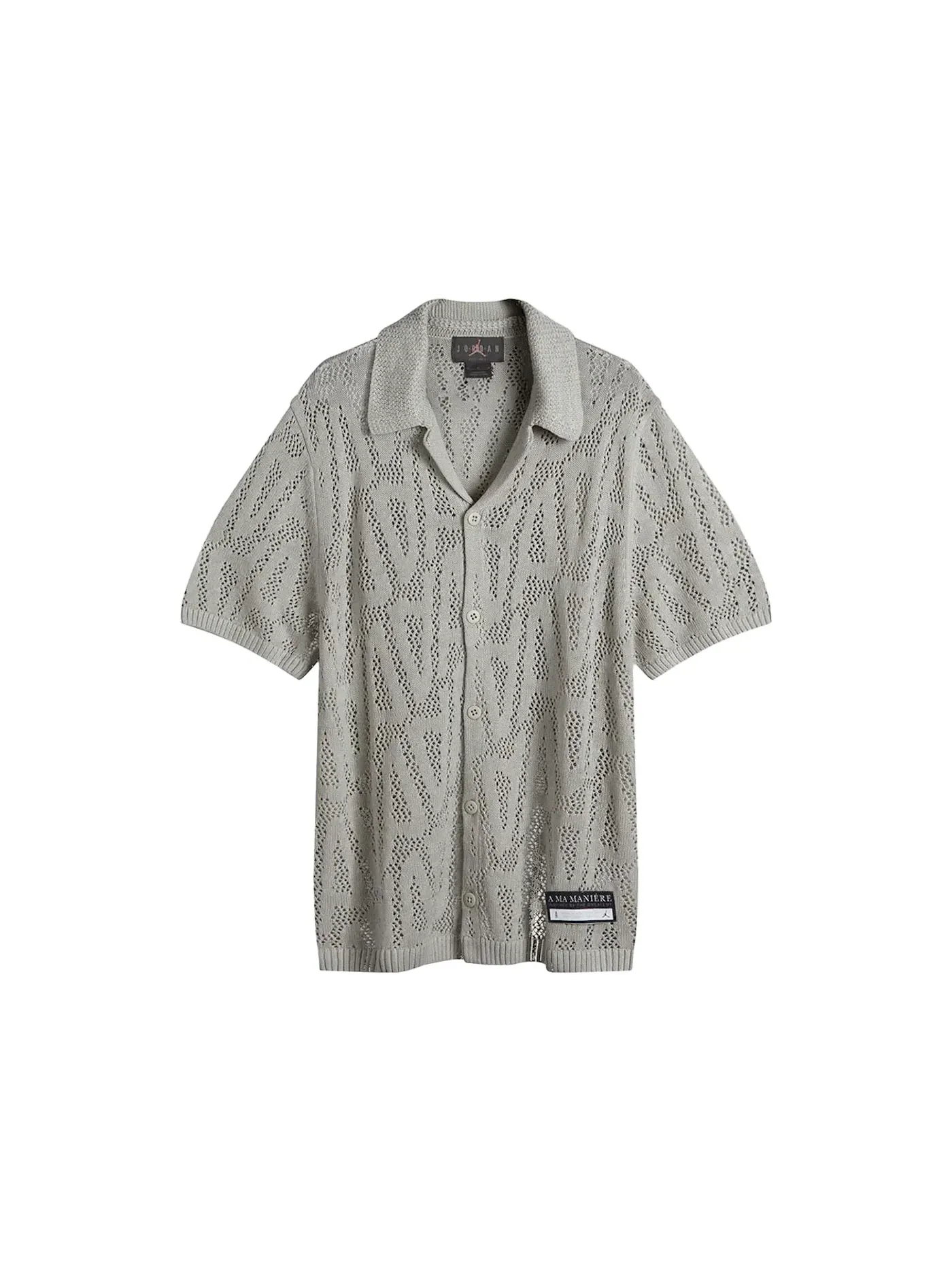 Мужская рубашка Shooting Shirt Jordan x A Ma Maniere — изображение 1 из 1, серый
