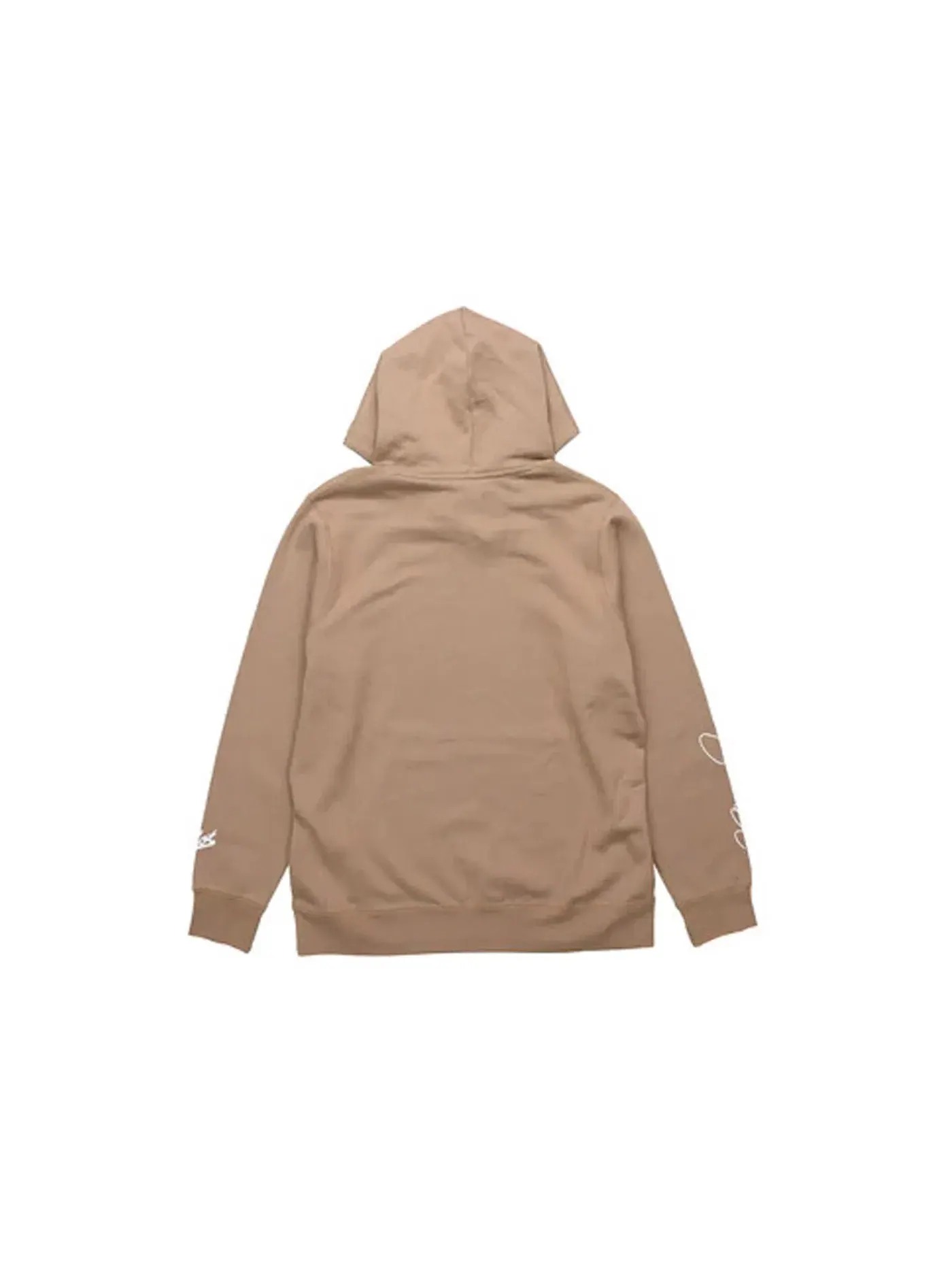 Мужская худи с логотипом Air Jordan x CLOT Crossover Logo Printed Hoodie Jordan — изображение 2 из 2, коричневый