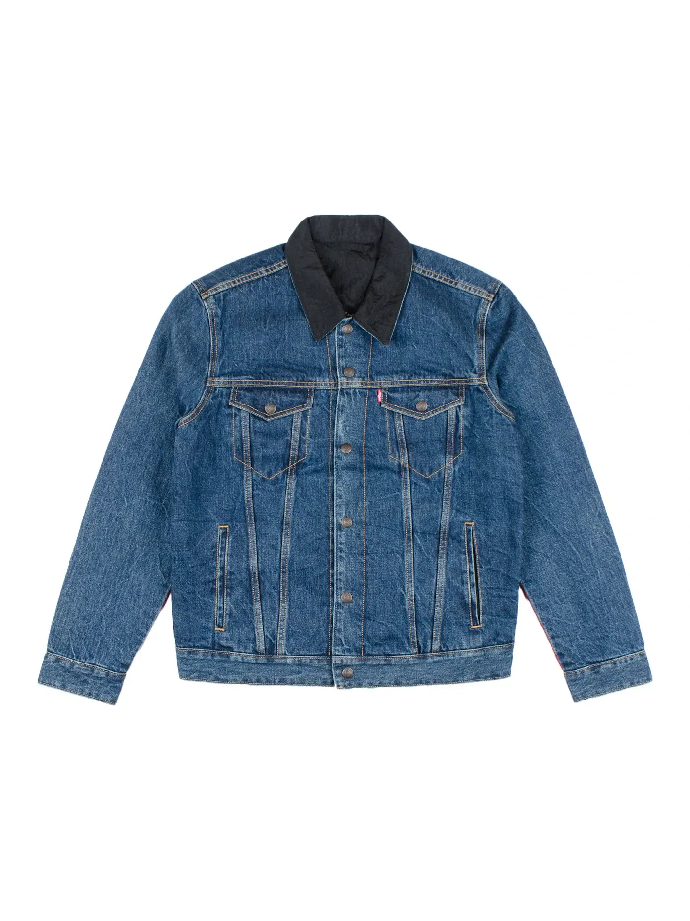 Мужская куртка джинсовая двусторонняя Jacket Jordan — изображение 1 из 2, синий