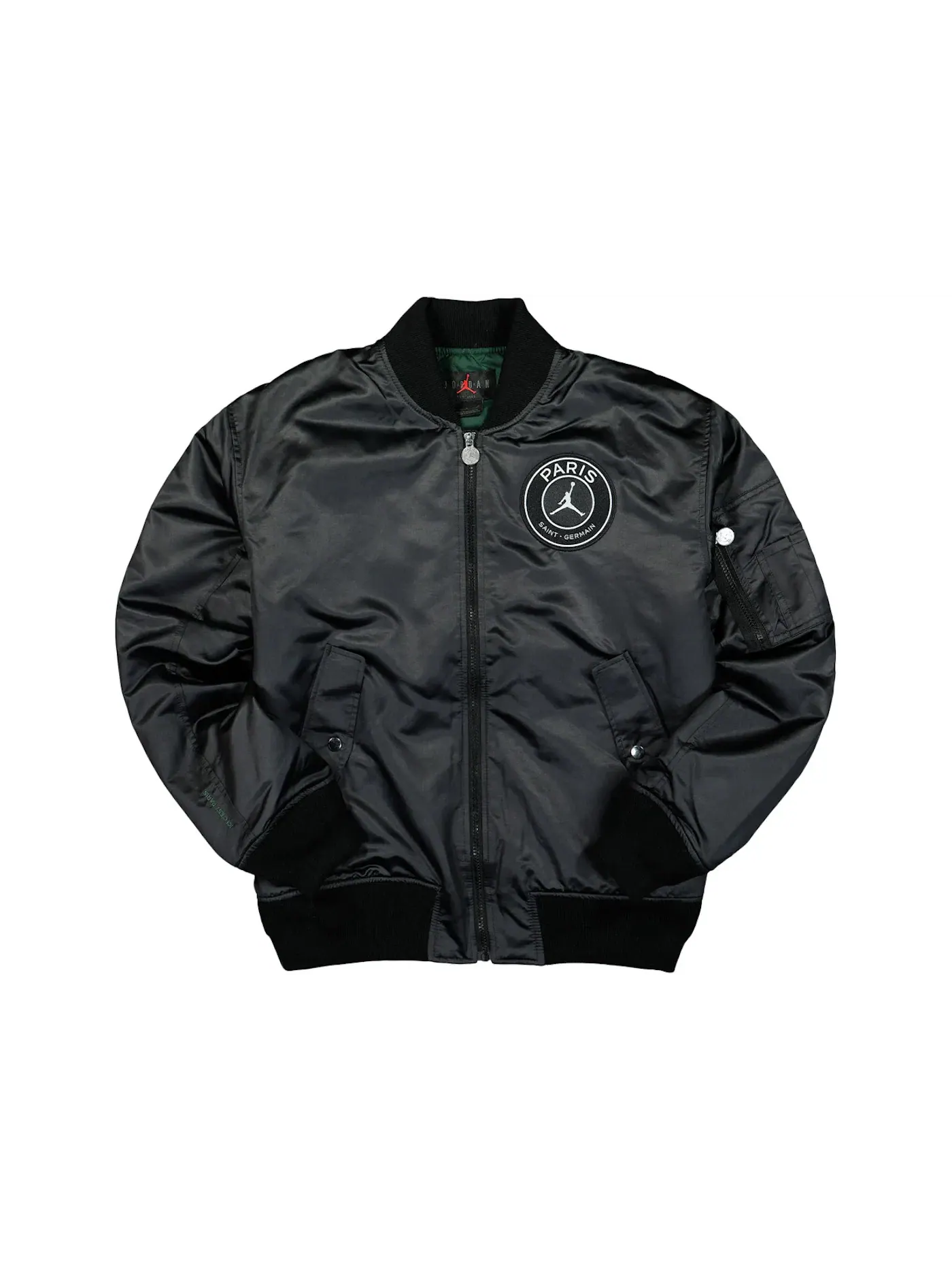 Мужская куртка-бомбер MA-1 Jacket Jordan — изображение 1 из 2, черный/зеленый