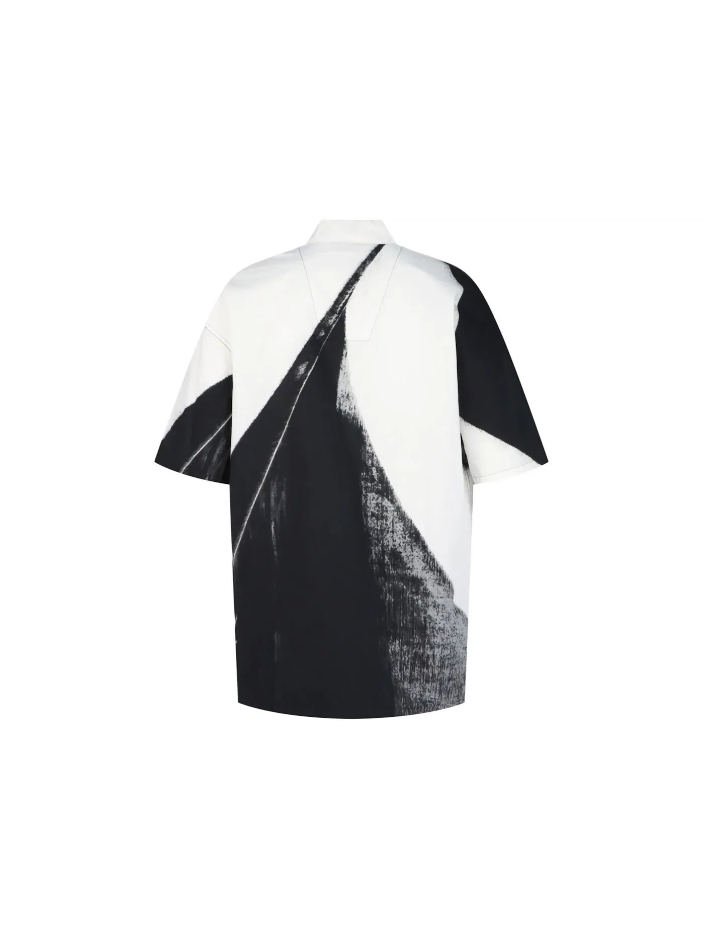 Мужская рубашка с принтом Brushstroke Alexander McQueen — изображение 2 из 3, белый