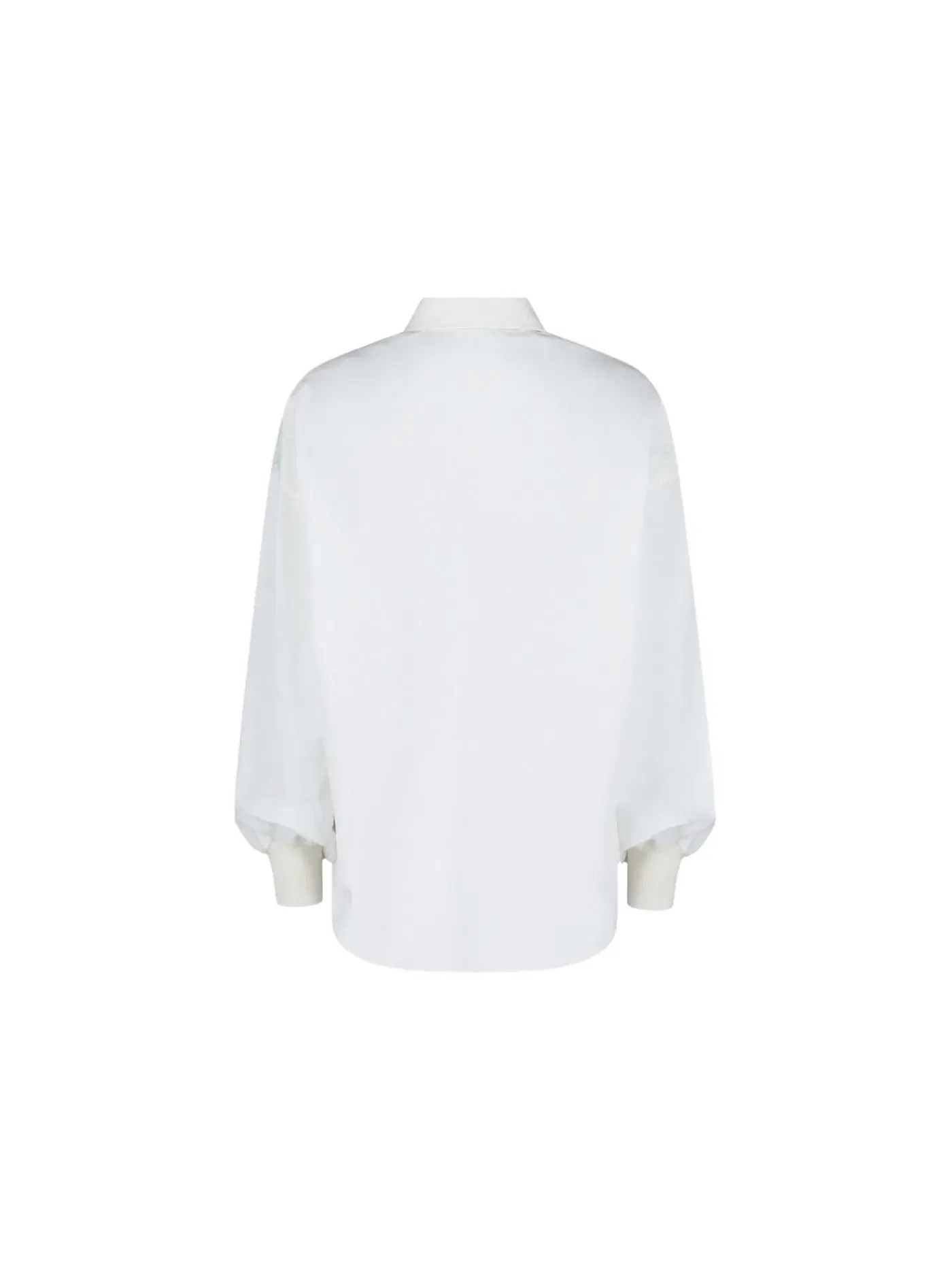 Женская рубашка с рукавом-кокон Alexander McQueen — изображение 2 из 3, белый