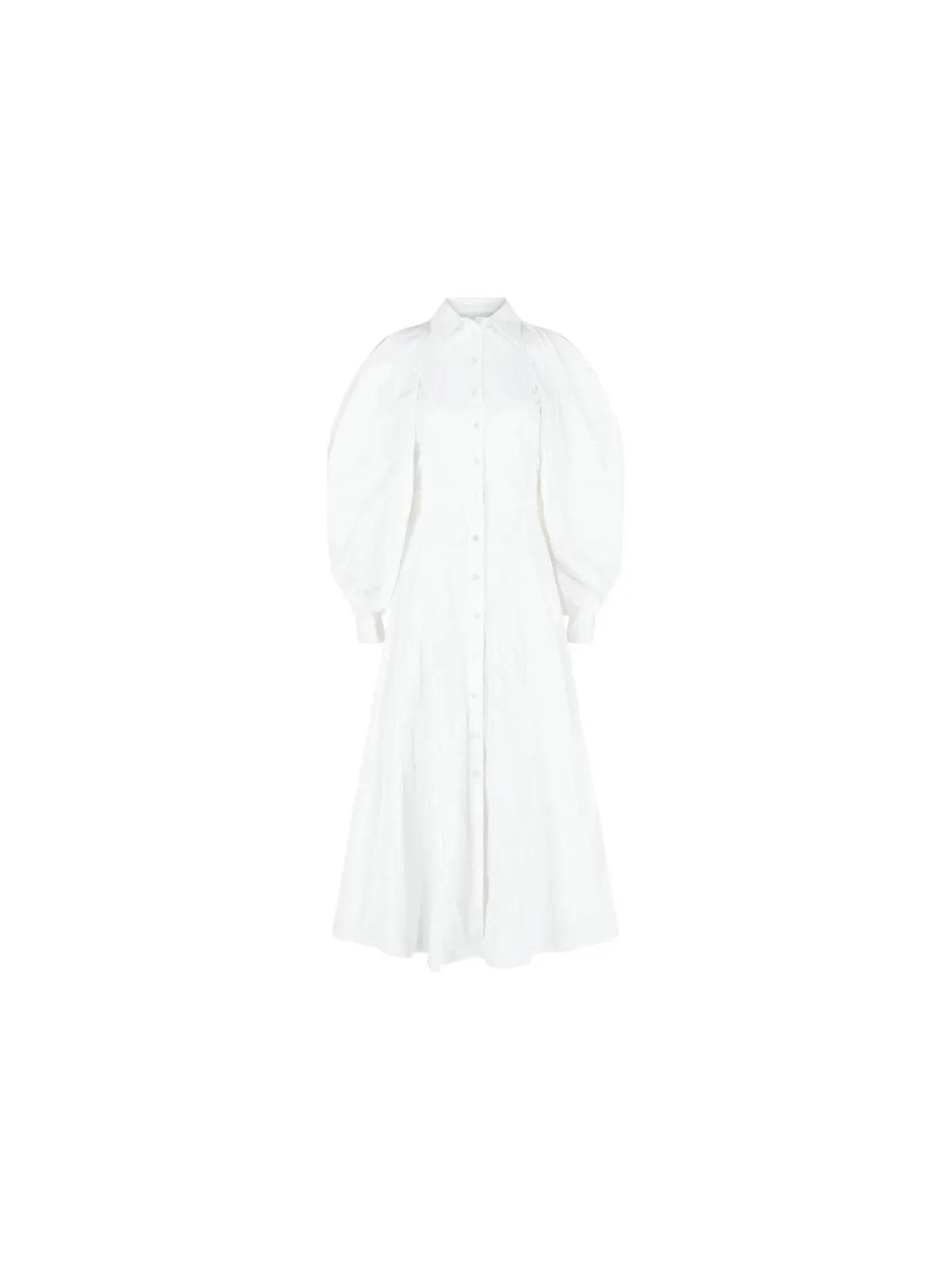 Женское платье с открытыми плечами Alexander McQueen — изображение 1 из 3, белый