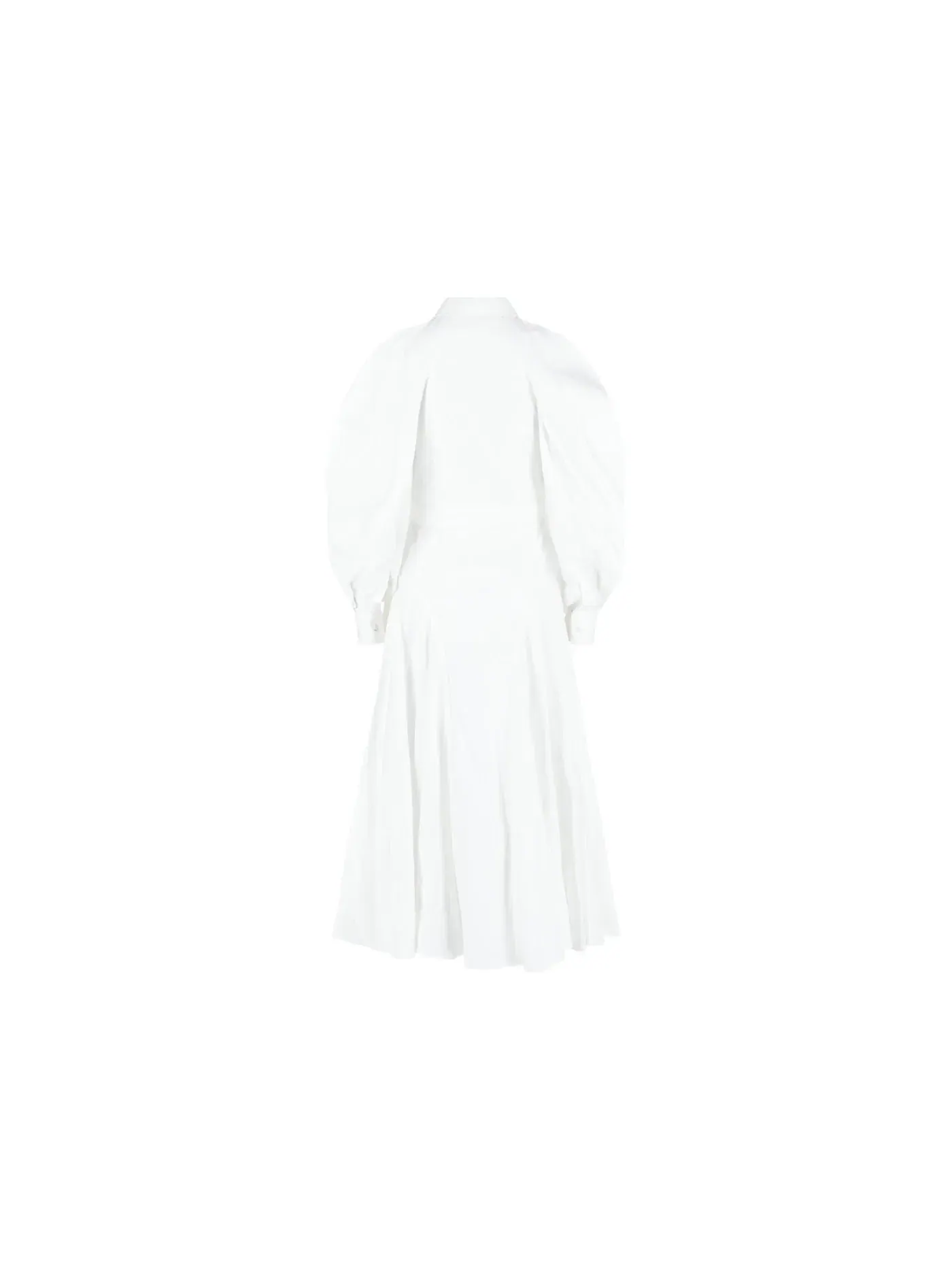Женское платье с открытыми плечами Alexander McQueen — изображение 2 из 3, белый