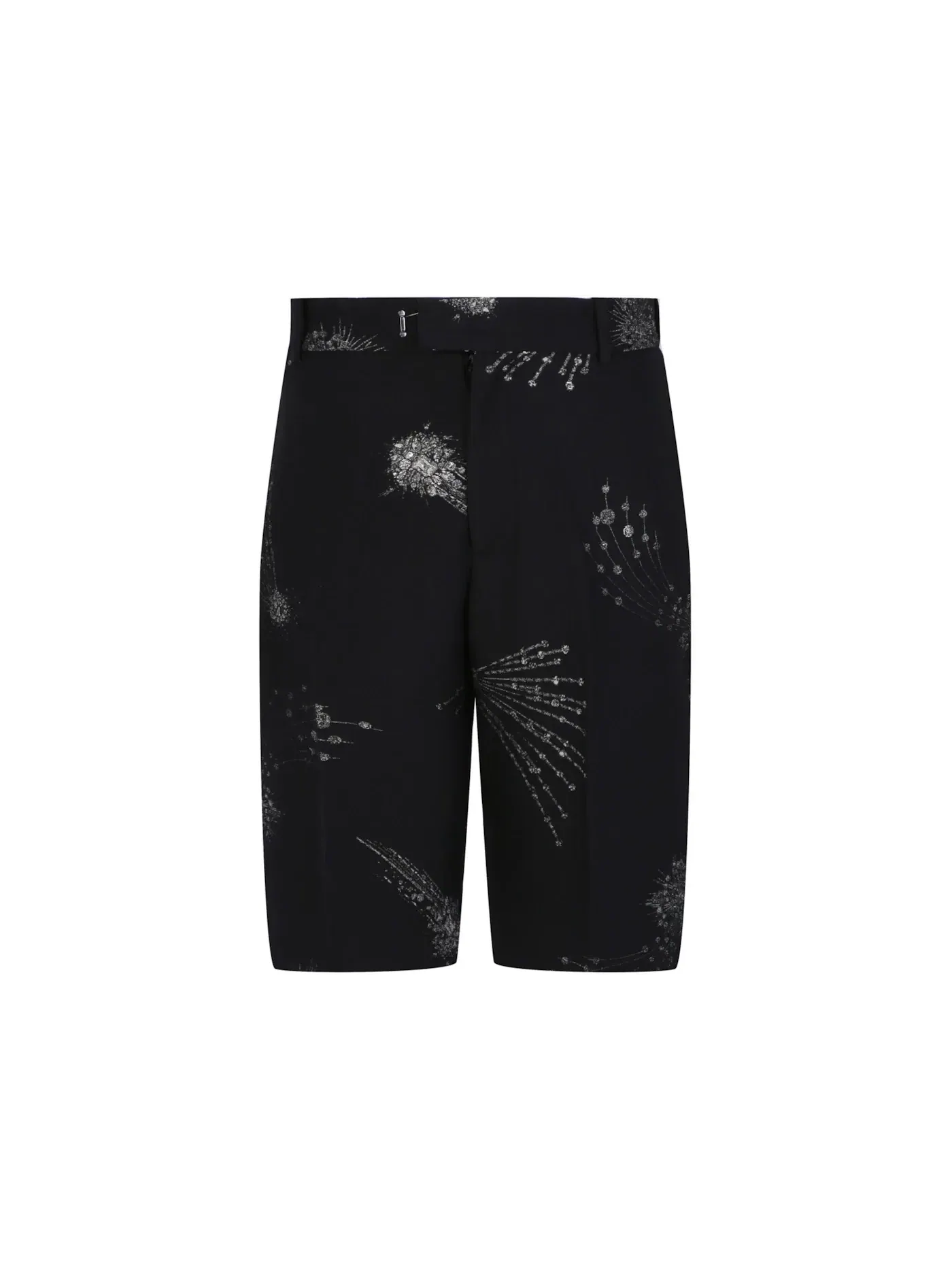 Мужские шорты Embellished Astral Alexander McQueen — изображение 1 из 3, черный серебристый