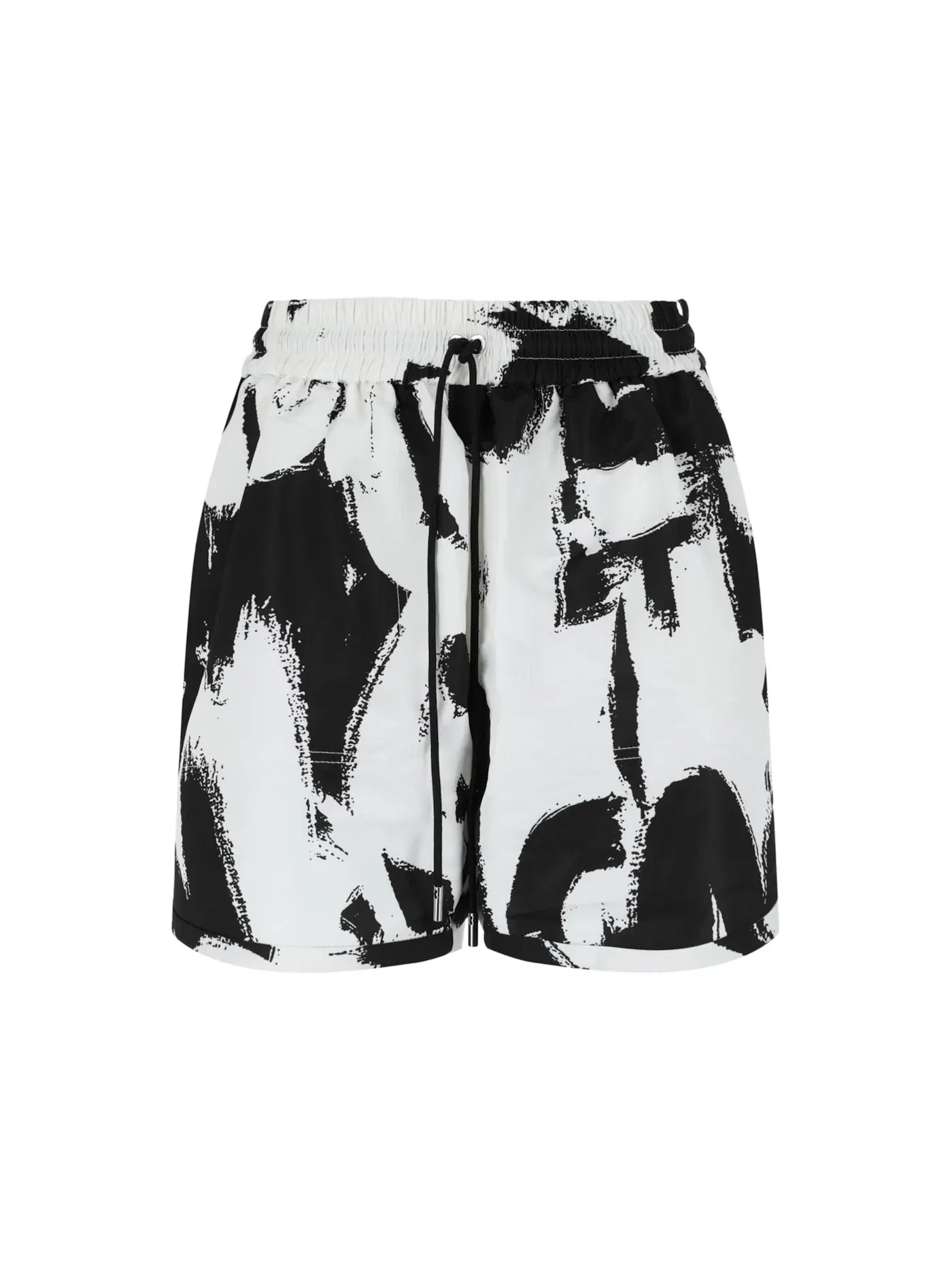 Женские шорты с принтом Graffiti Print Alexander McQueen — изображение 1 из 3, белый