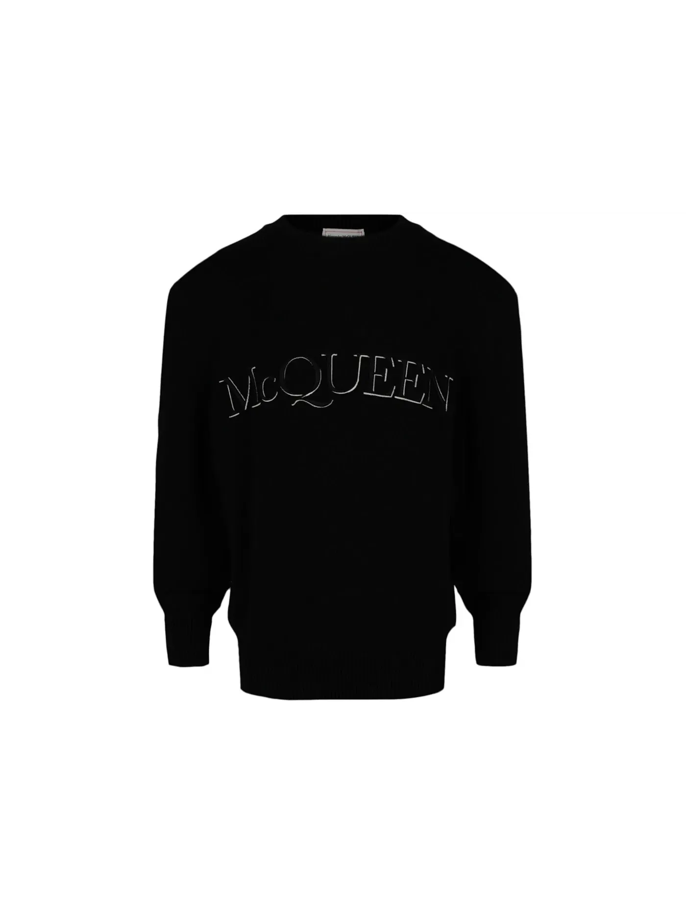 Мужской свитер с вышивкой Alexander McQueen Sweater — изображение 1 из 3, белый