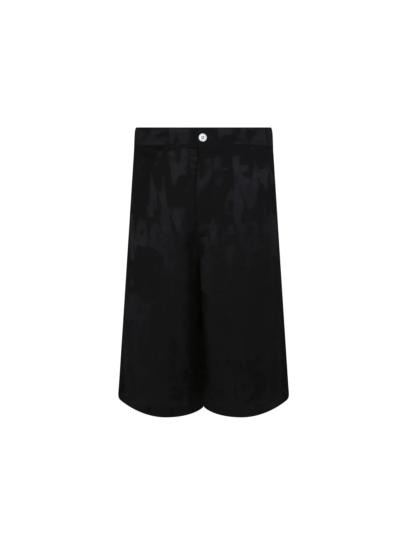Мужские шорты с принтом Alexander McQueen Logo Jacquard Shorts — изображение 1 из 3, черный