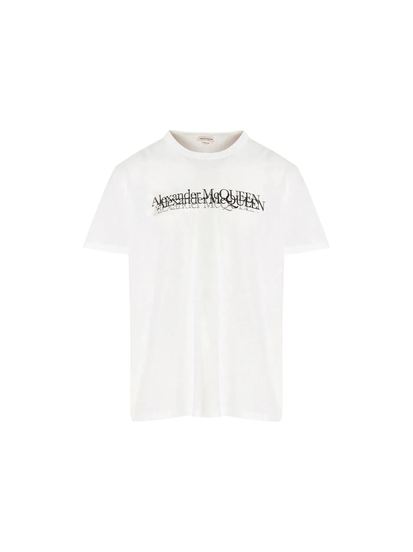Мужская футболка с принтом Alexander McQueen T-shirt — изображение 1 из 1, белый