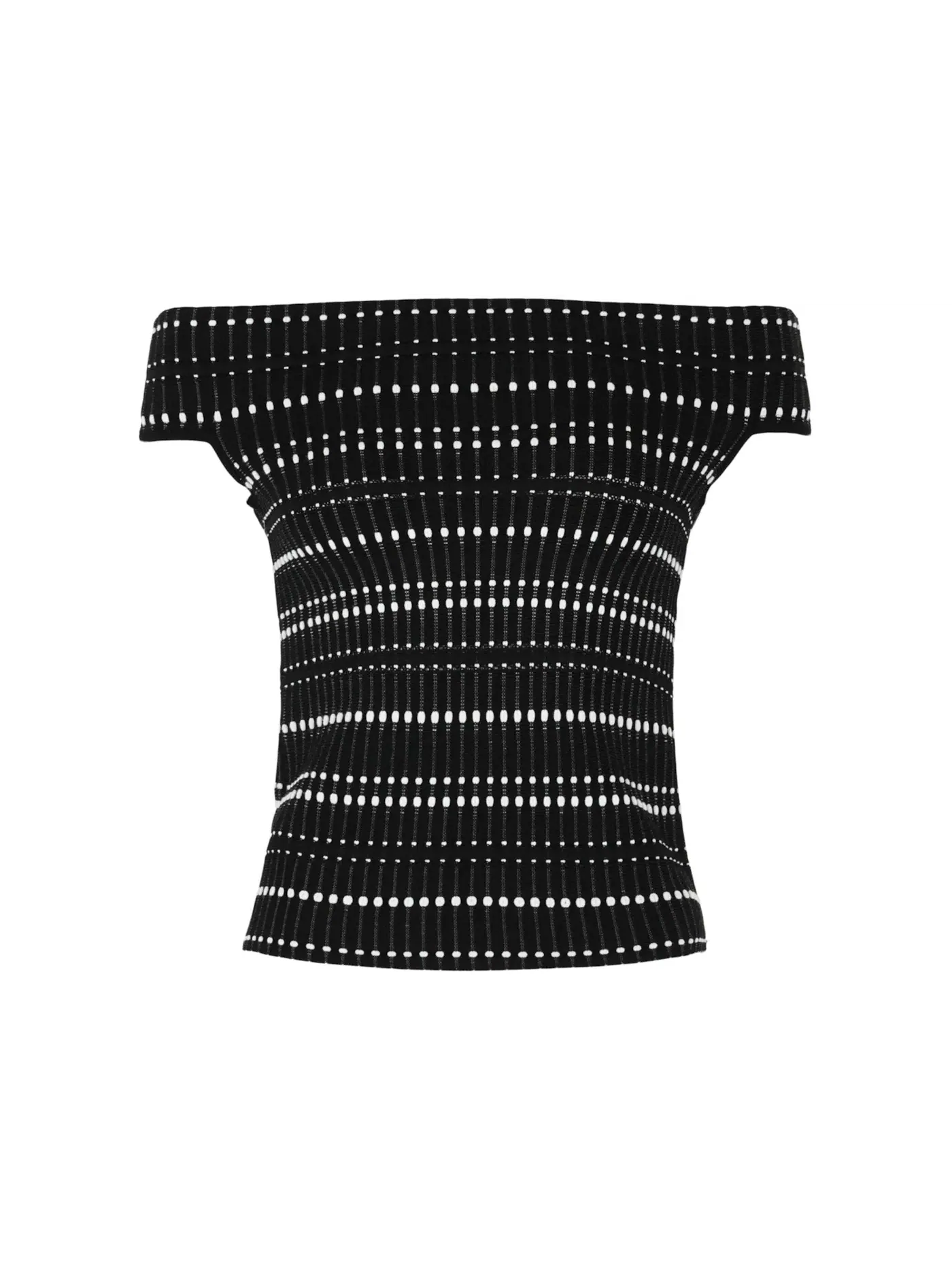 Женский укороченный топ без рукавов Alexander McQueen — изображение 1 из 3, белый