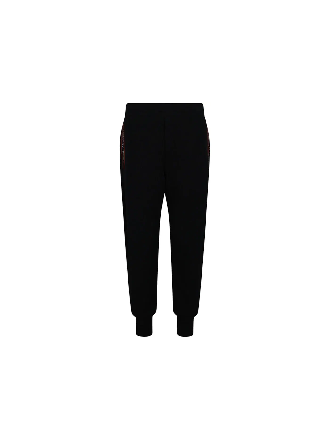 Мужские спортивные штаны с логотипом Alexander McQueen Selvedge Logo Tape Detail Joggers — изображение 1 из 3, черный мульти
