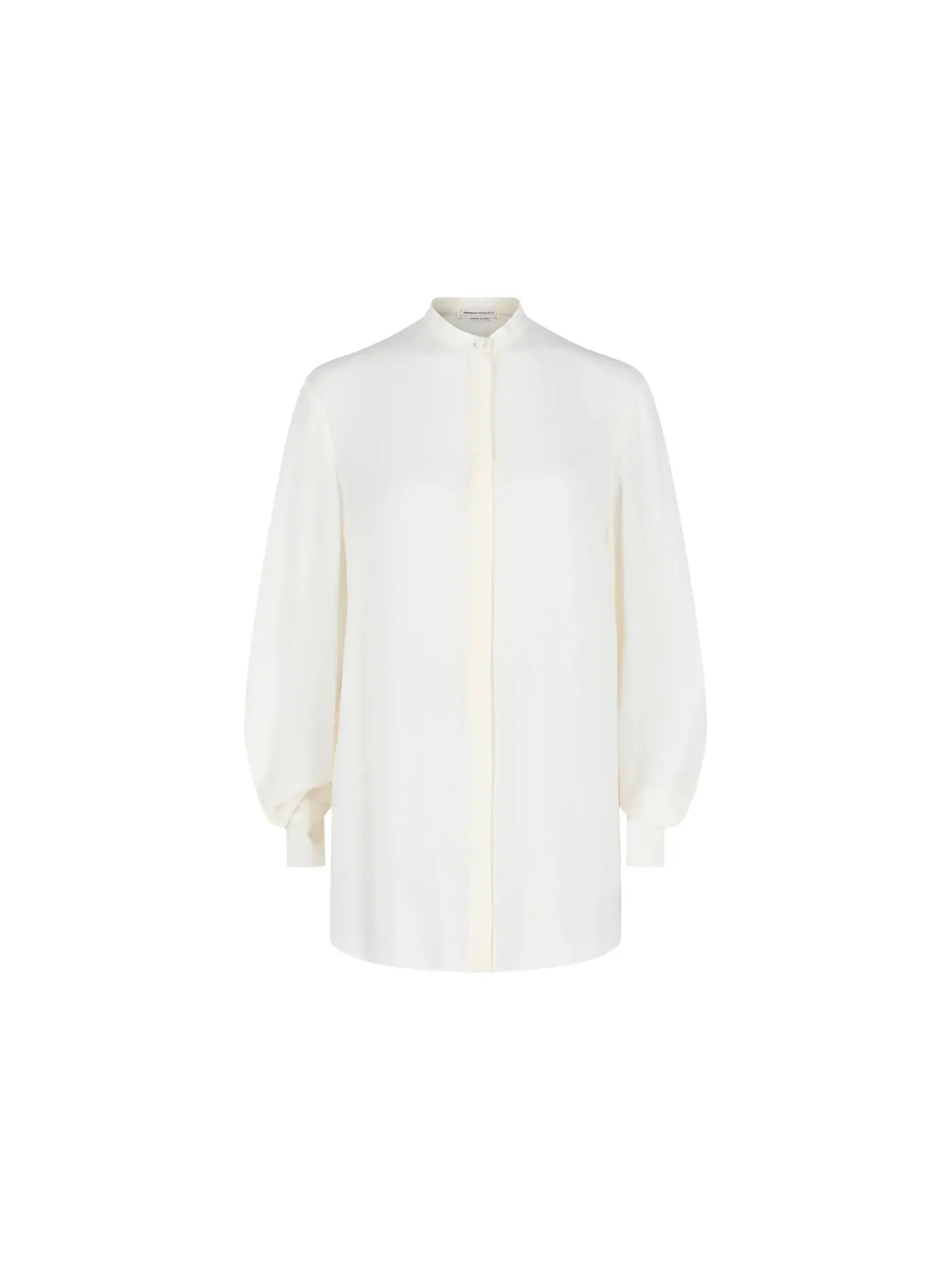 Женская блуза из шифона Blouse Alexander McQueen — изображение 1 из 3, белый