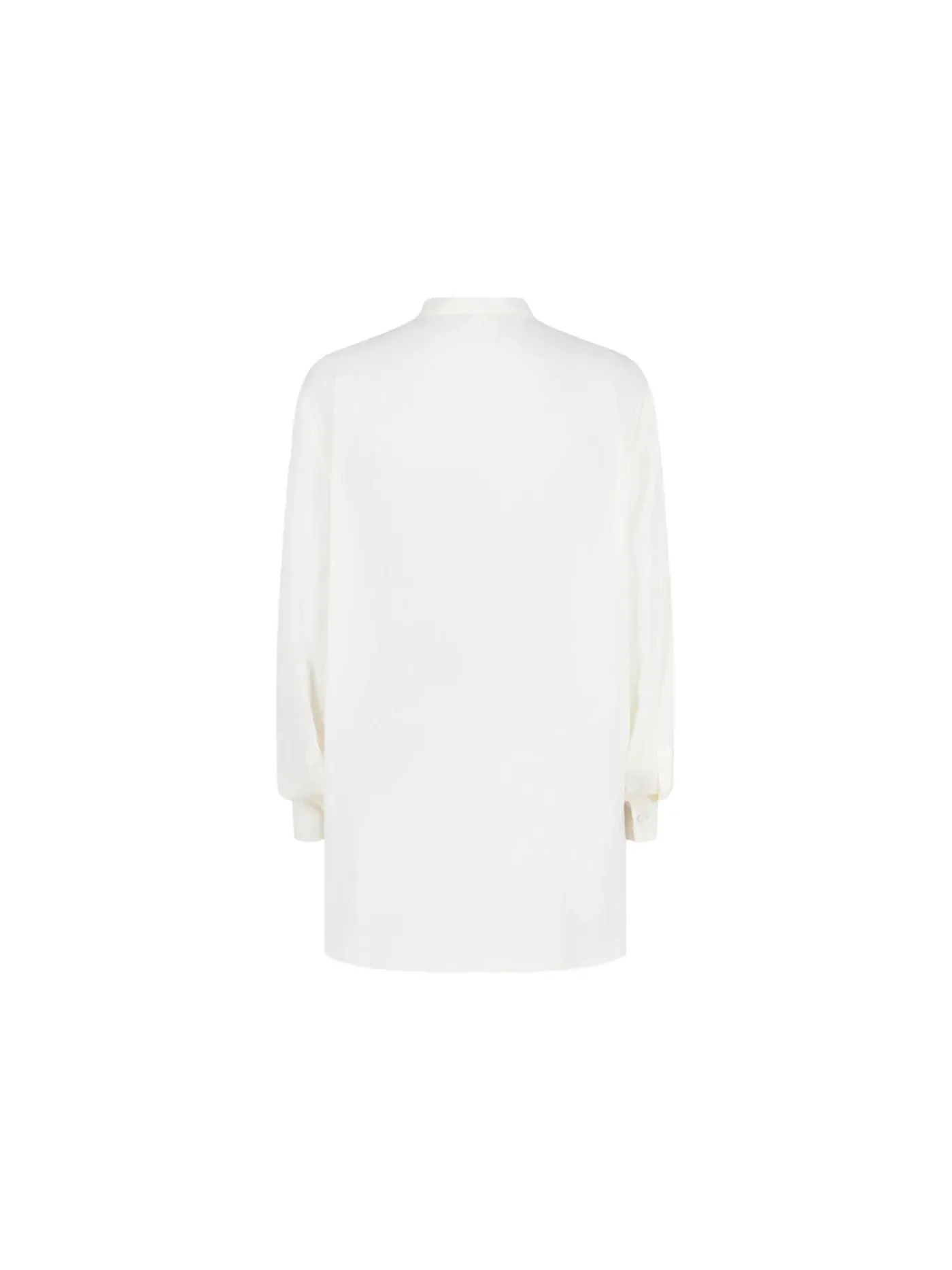 Женская блуза из шифона Blouse Alexander McQueen — изображение 2 из 3, белый