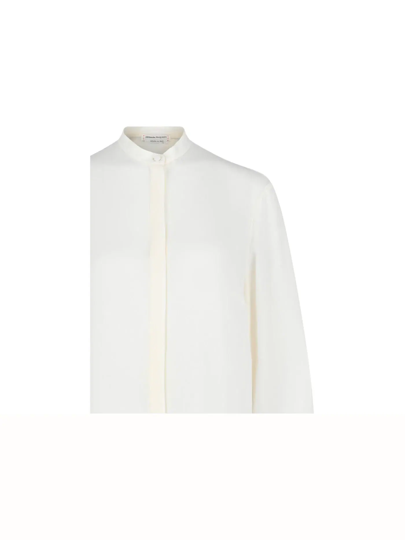 Женская блуза из шифона Blouse Alexander McQueen — изображение 3 из 3, белый