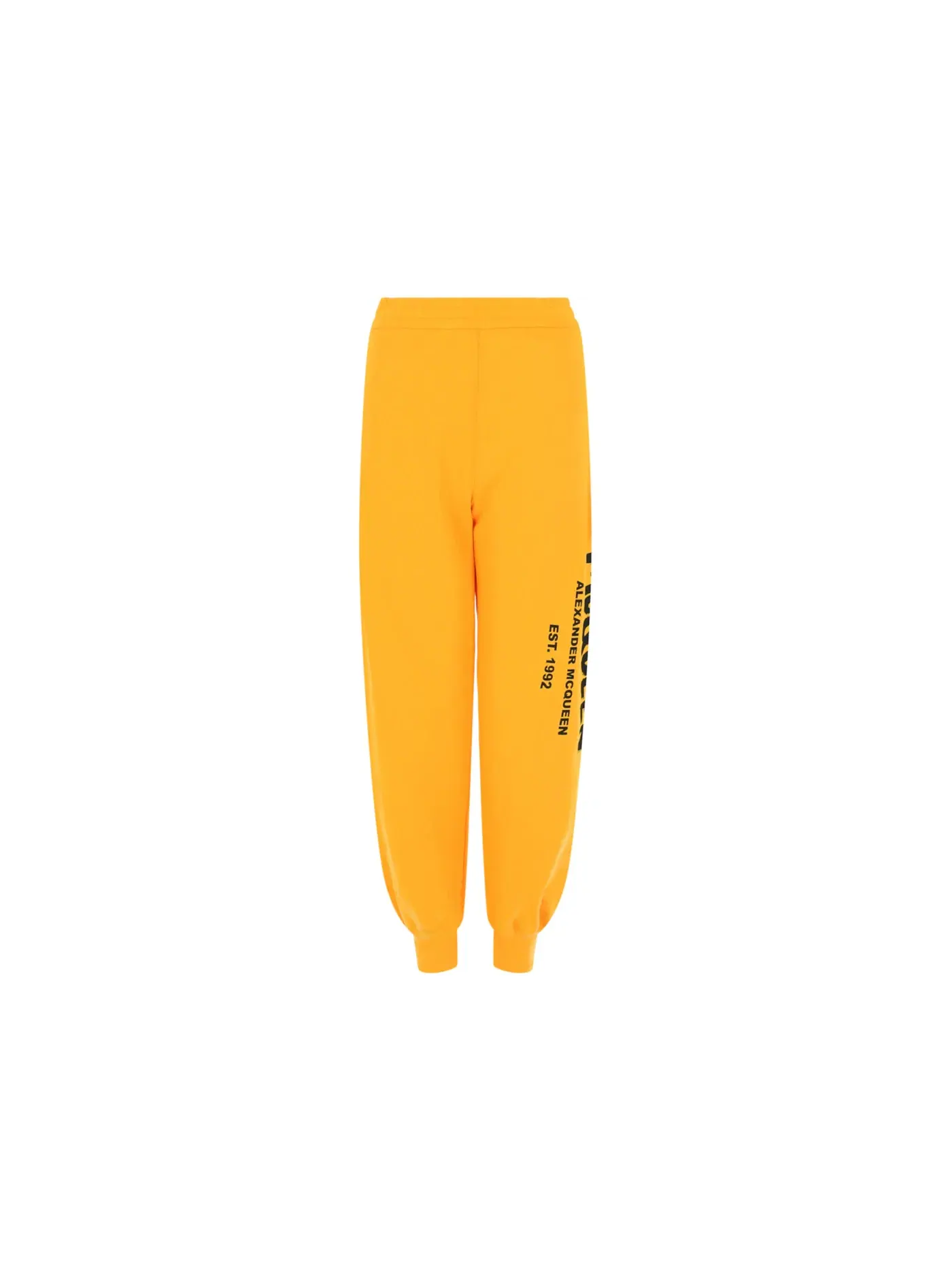 Женские спортивные брюки с принтом Joggers Alexander McQueen — изображение 1 из 3, желтый черный