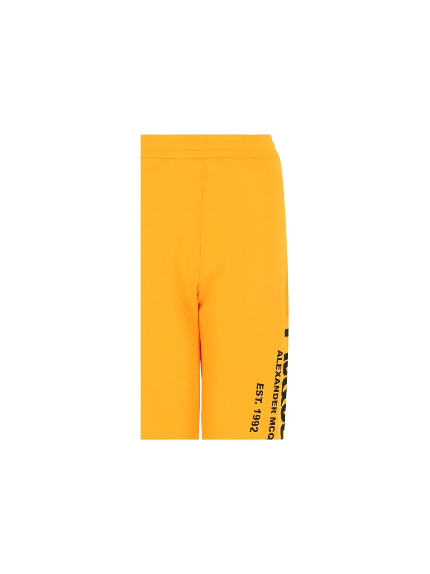 Женские спортивные брюки с принтом Joggers Alexander McQueen — изображение 3 из 3, желтый черный