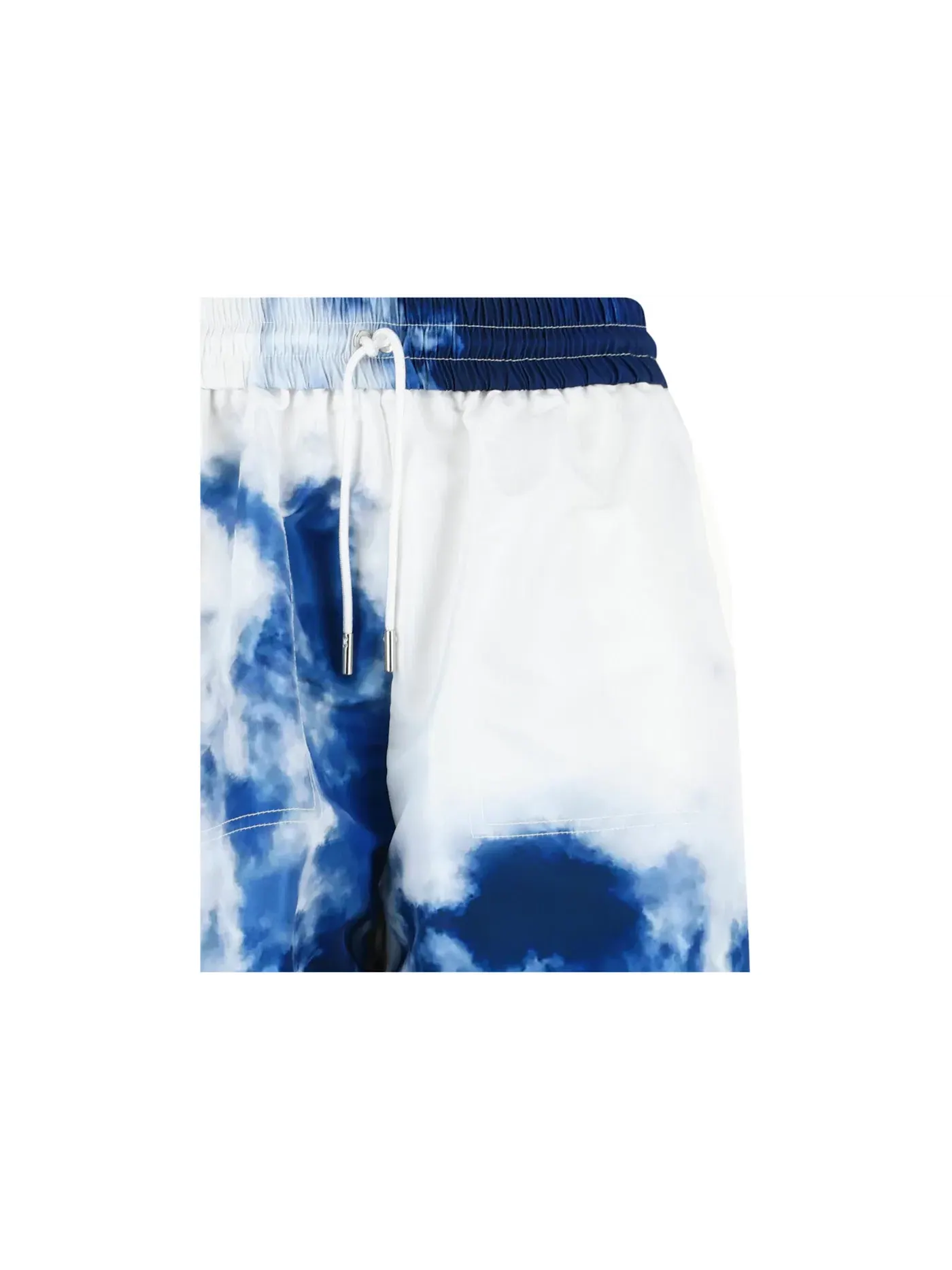 Женские шорты с принтом Sky Print Dolphin Alexander McQueen — изображение 3 из 3, синий белый