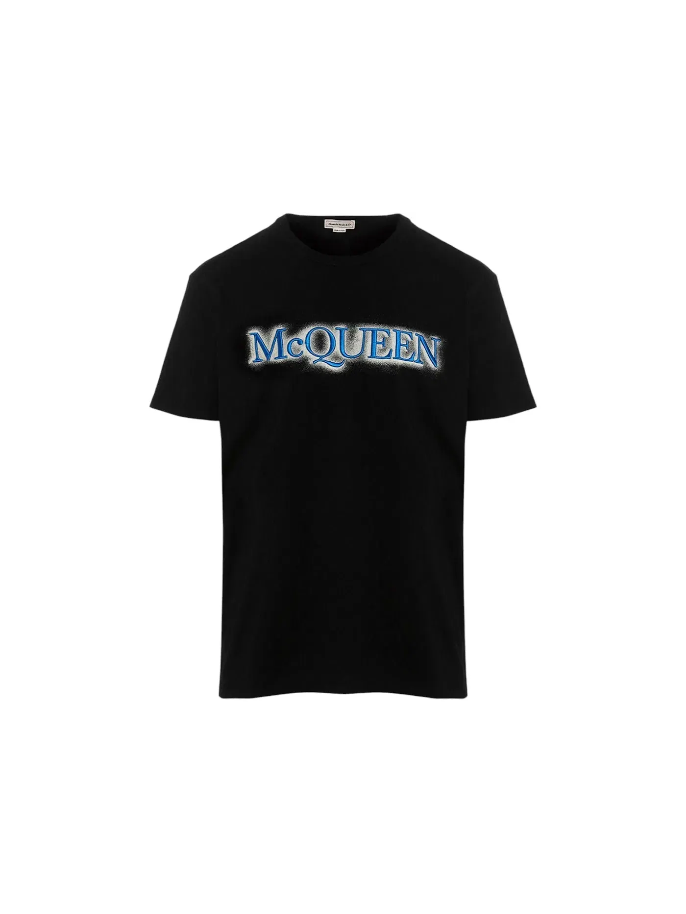 Мужская футболка с принтом Alexander McQueen T-shirt — изображение 1 из 1, черный