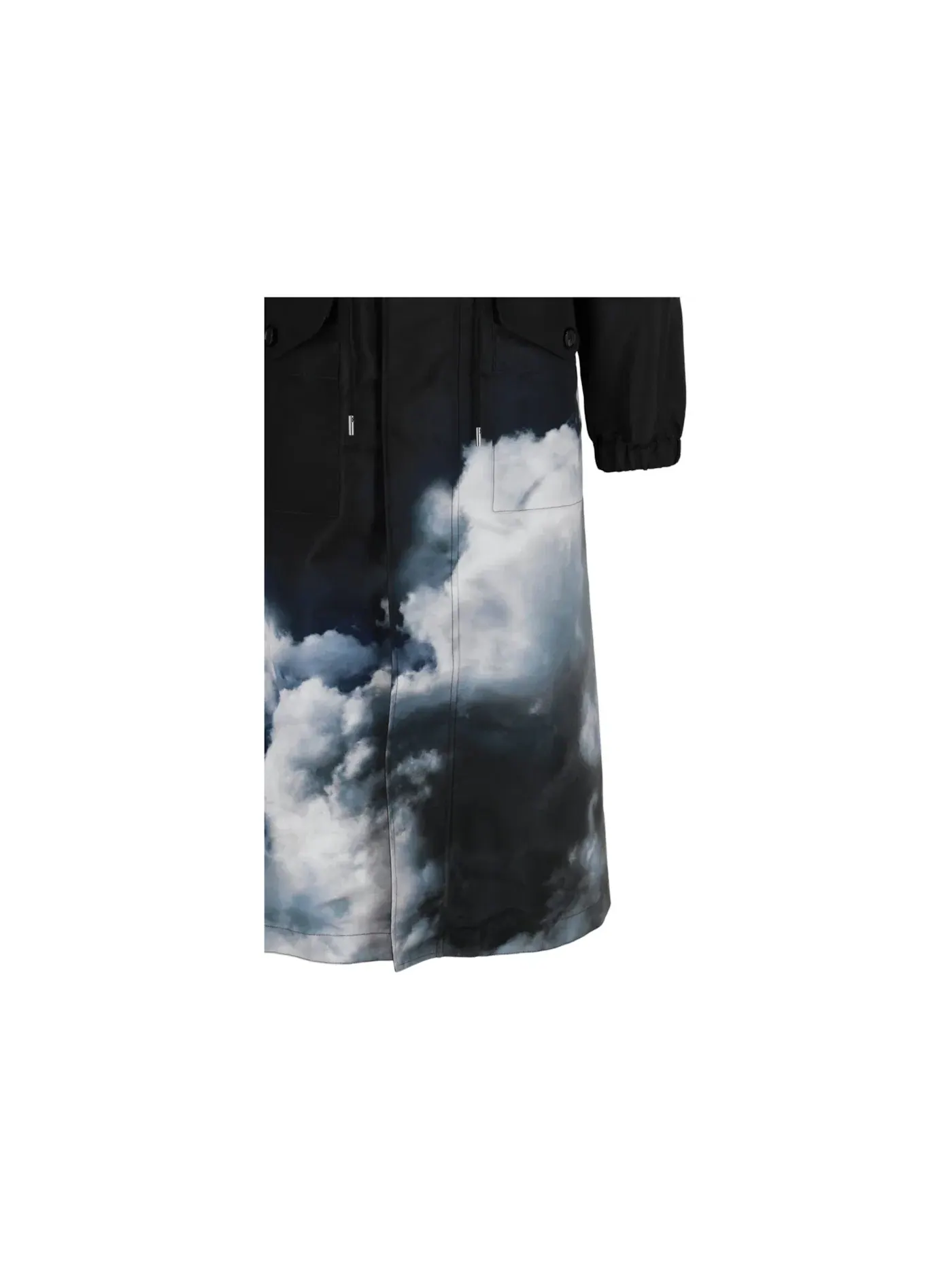 Мужское пальто-парка с принтом Storm Sky Print Alexander McQueen — изображение 3 из 3, шторм