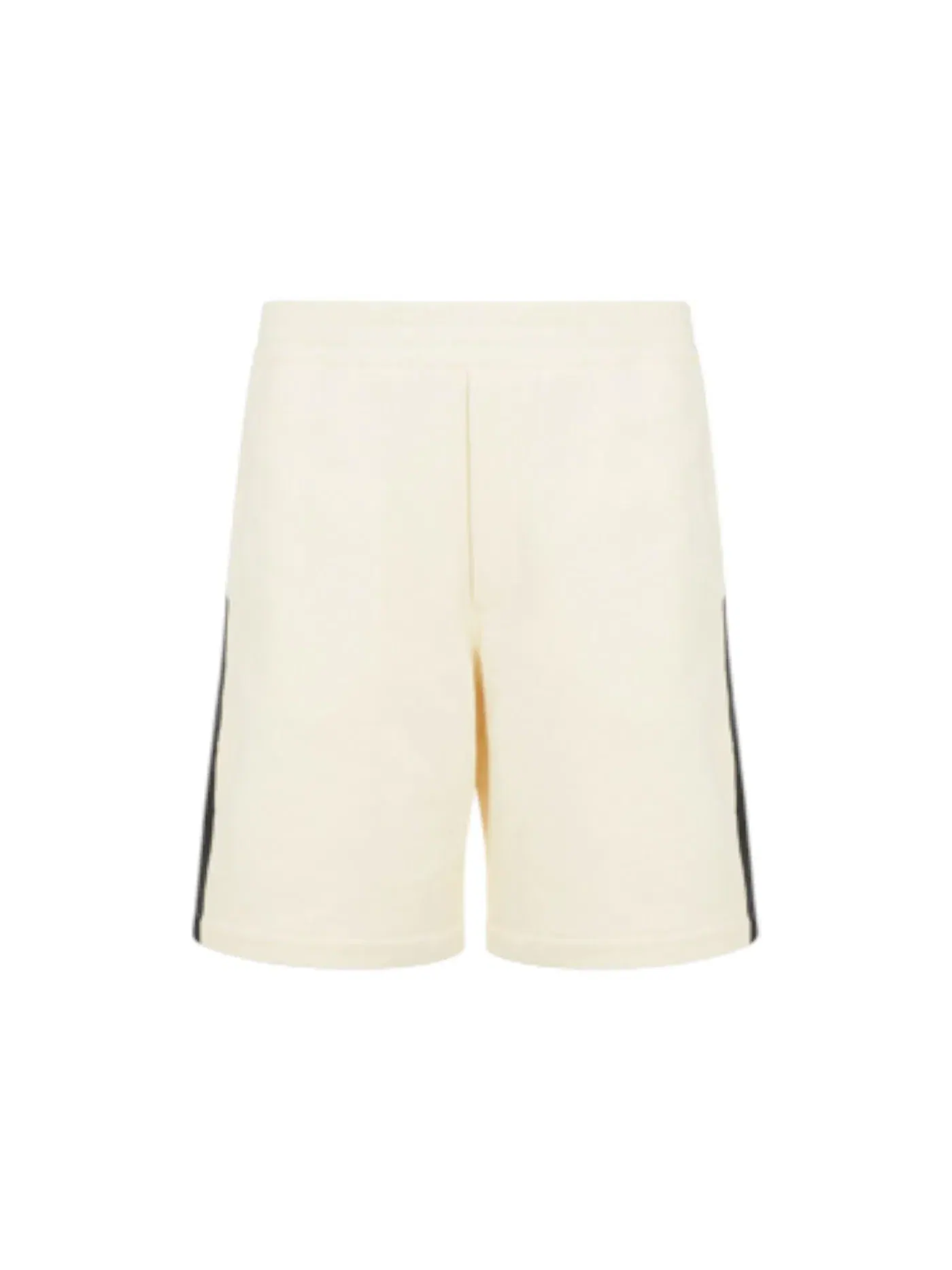 Мужские шорты с полосками Track Shorts Alexander McQueen — изображение 1 из 1, белый