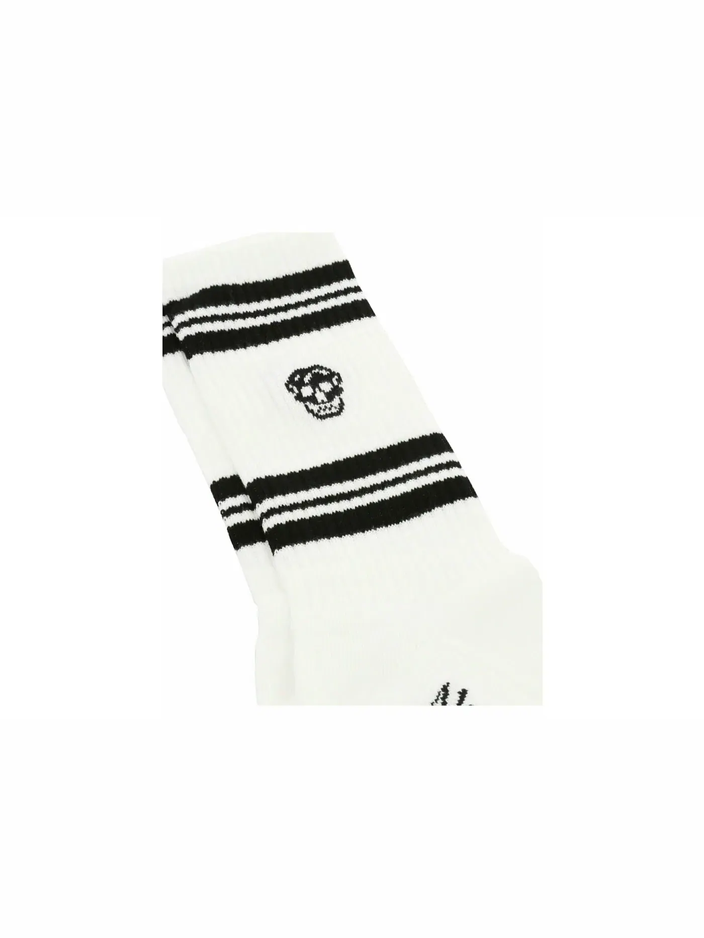Мужские носки с принтом Socks Alexander McQueen — изображение 5 из 5, белый черный