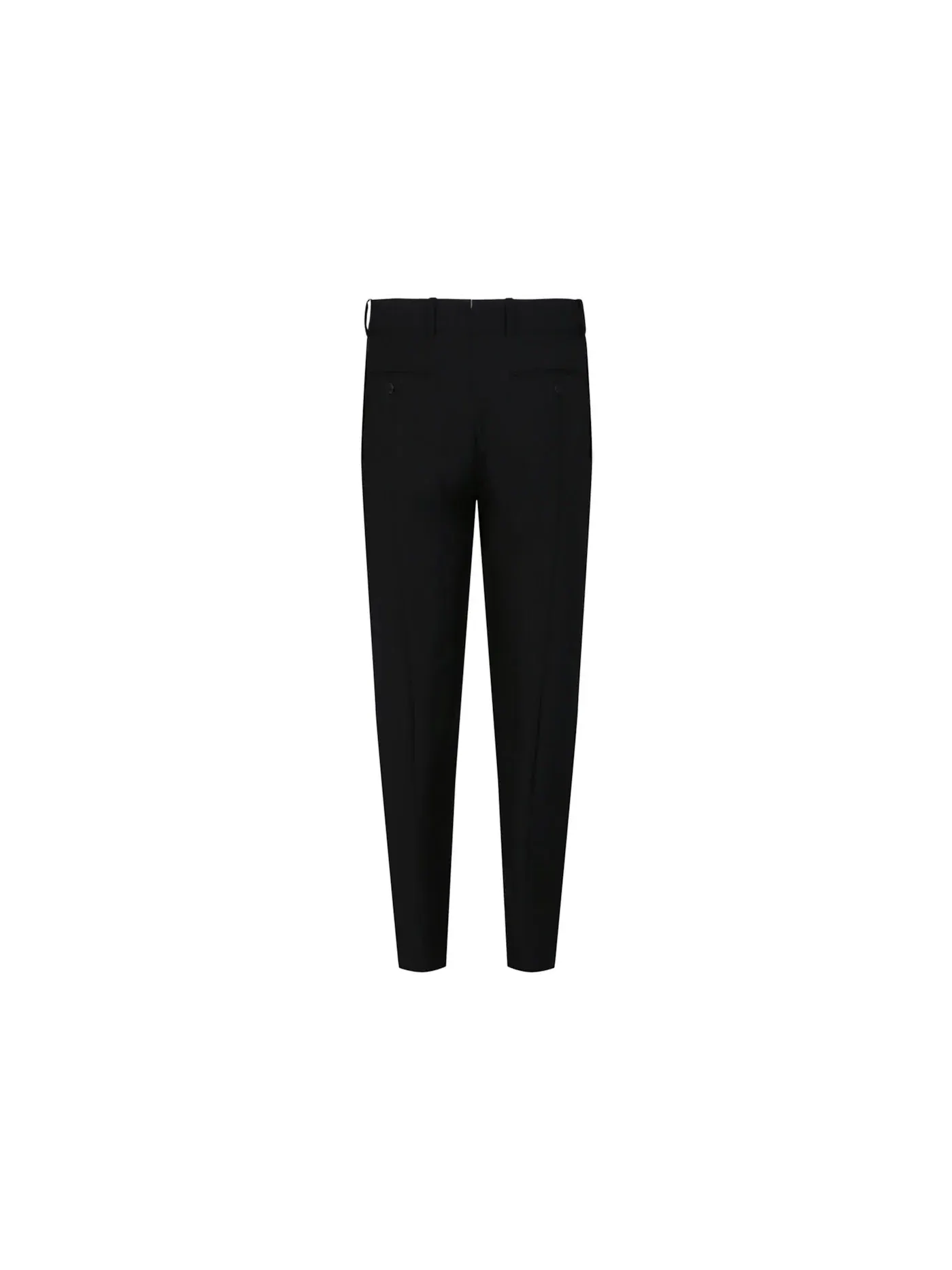 Мужские классические брюки прямого кроя Trousers Alexander McQueen — изображение 2 из 3, черный
