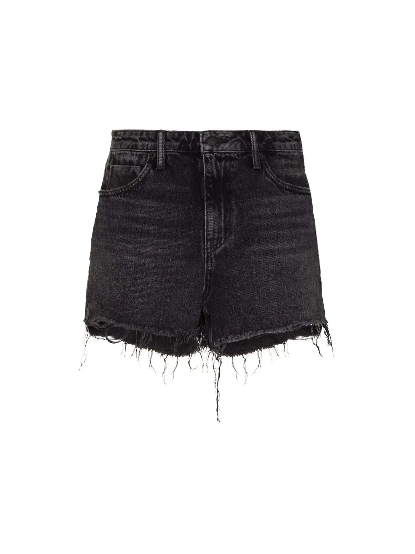 Женские джинсовые шорты Denim Shorts Alexander Wang — изображение 1 из 1, серый