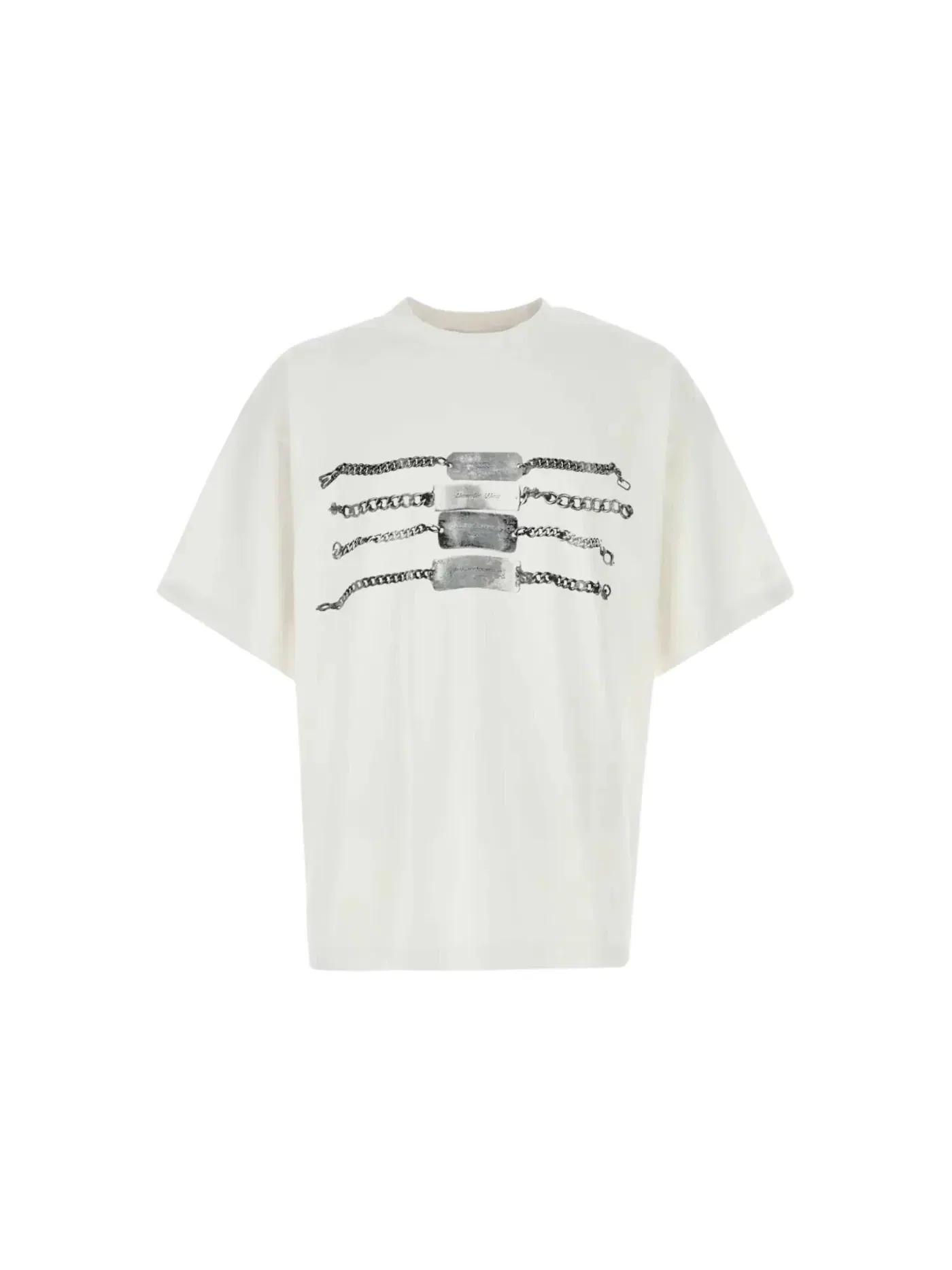 Футболка с принтом Alexander Wang Tee — изображение 1 из 1, белый