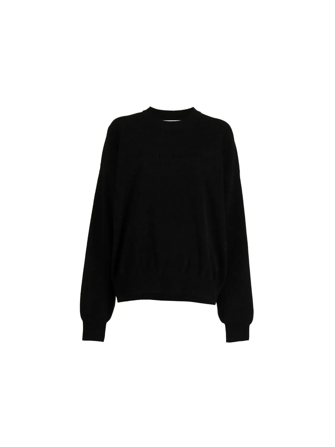 Женский пуловер с ребристой текстурой Alexander Wang — изображение 1 из 1, черный