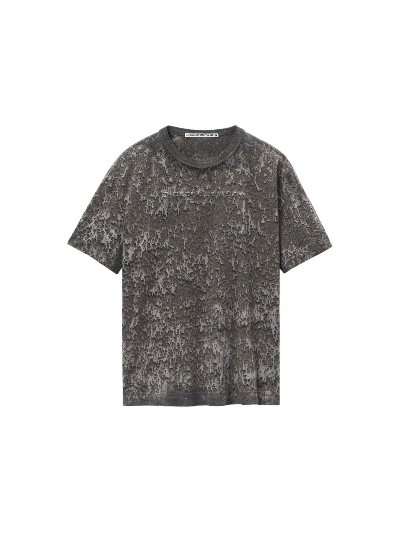 Футболка с принтом Alexander Wang Tee — изображение 1 из 1, серый