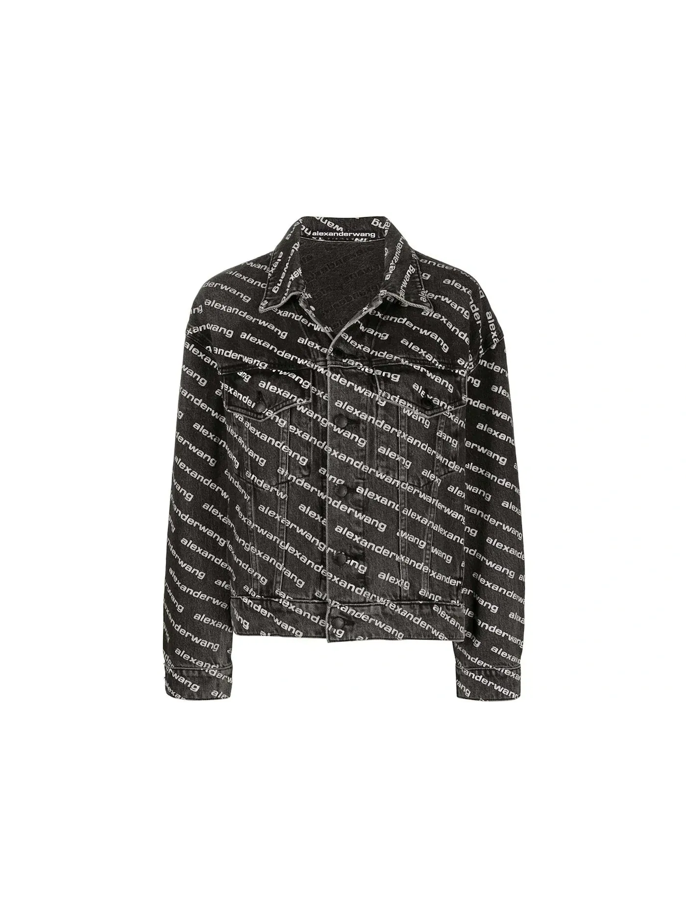 Женская куртка Alexander Wang — изображение 1 из 1, серый/белый