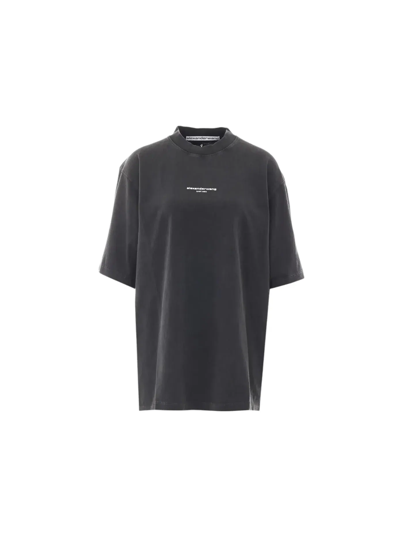 Футболка с принтом Tee Alexander Wang — изображение 1 из 1, черный