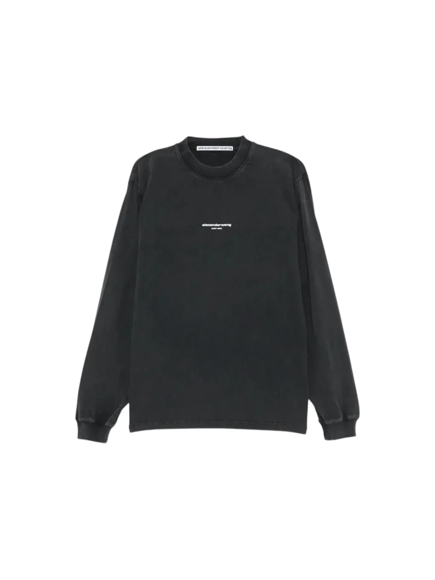 Футболка с принтом Alexander Wang Tee — изображение 1 из 1, черный