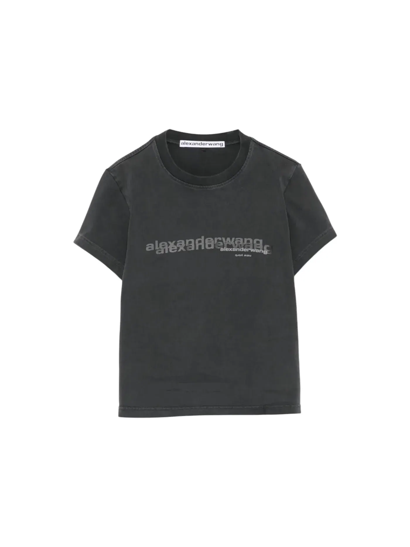 Женская футболка с принтом Alexander Wang T-shirt — изображение 1 из 1, черный