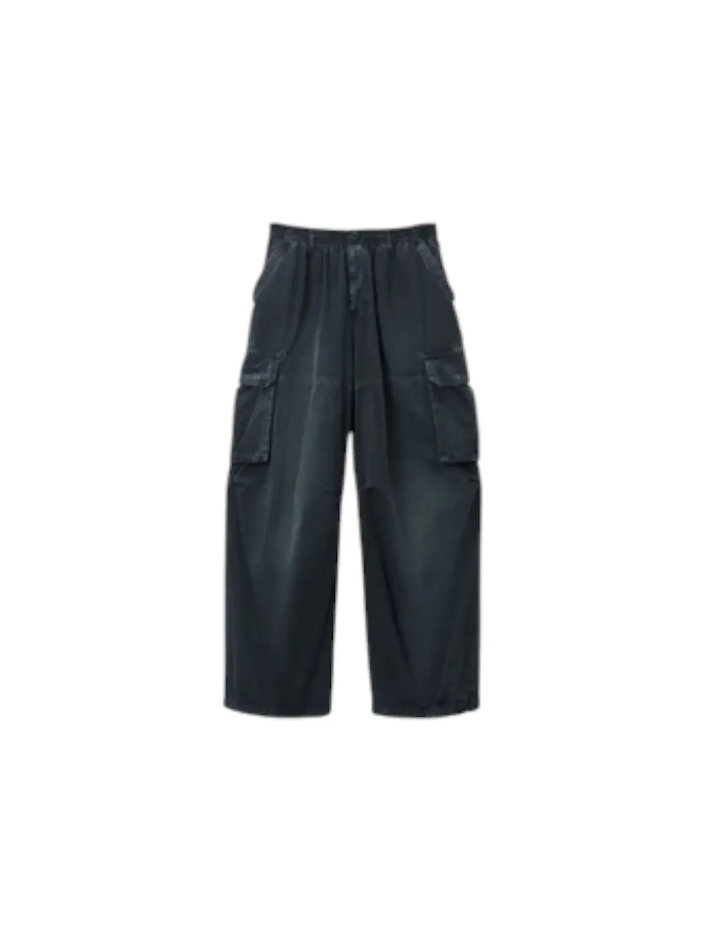 Женские брюки-карго с утяжкой Alexander Wang — изображение 1 из 1, черный