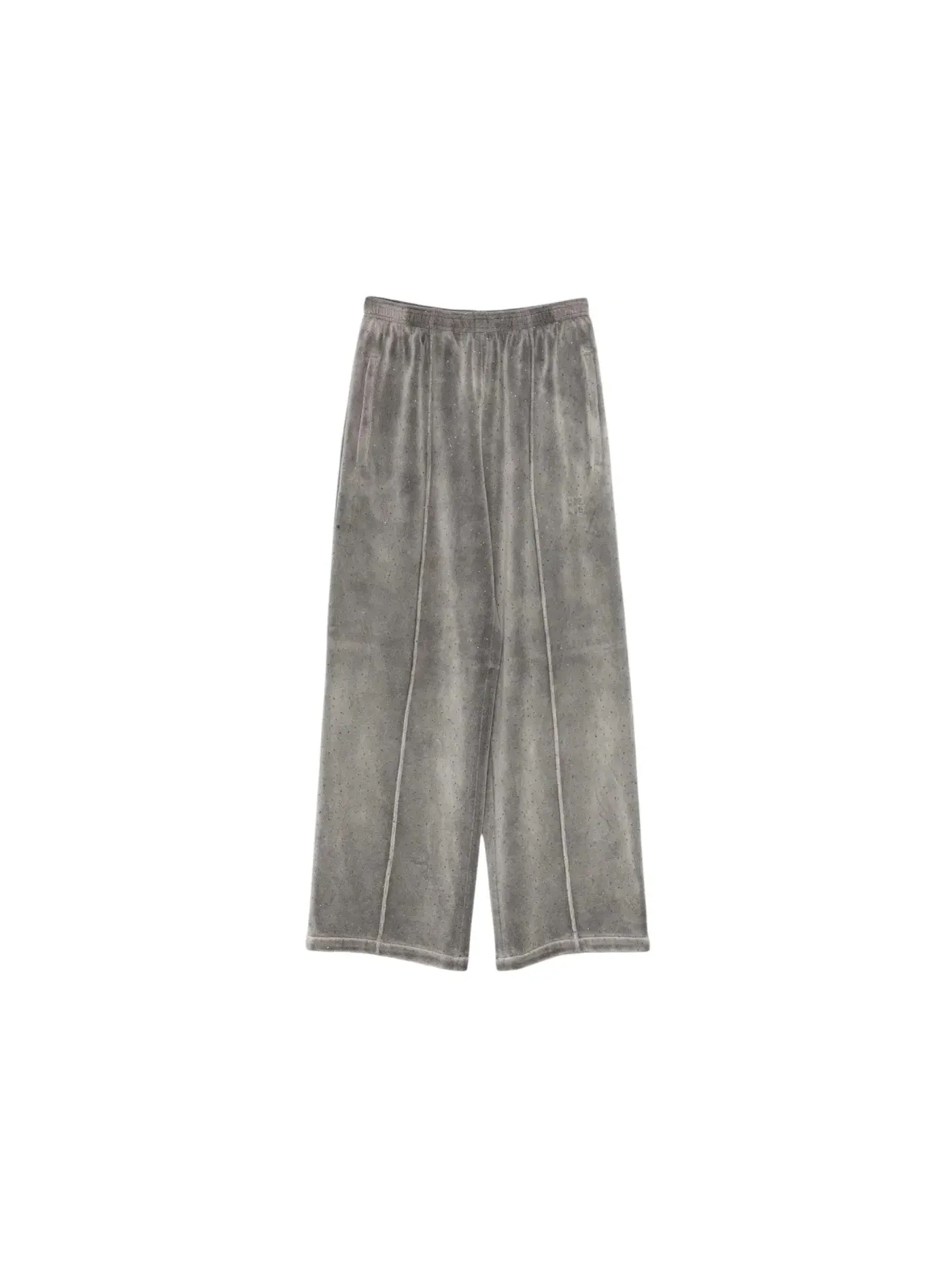Женские брюки свободного кроя с пайетками Pant Alexander Wang — изображение 1 из 1, титановый
