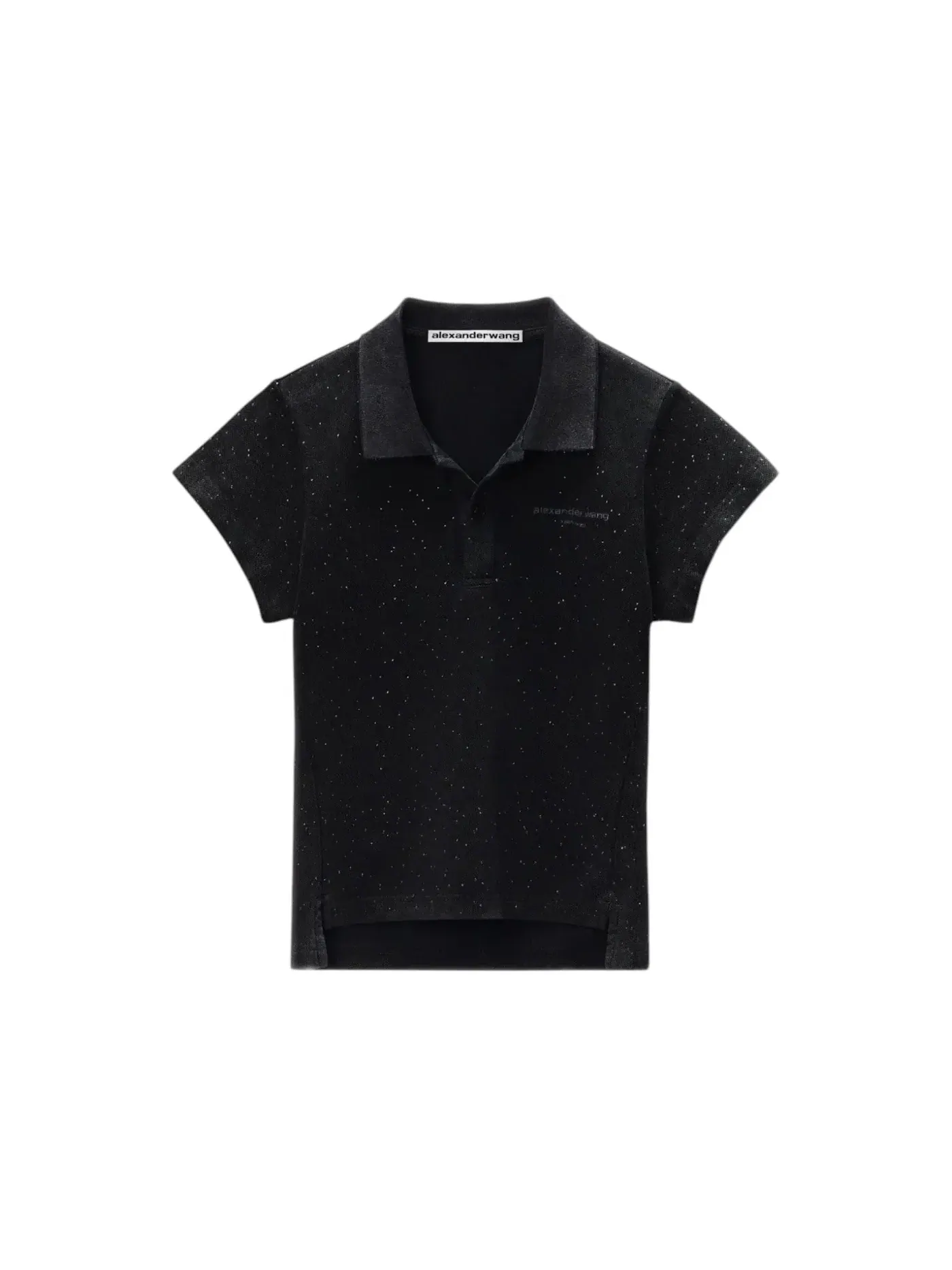 Женская футболка с принтом Tee Alexander Wang — изображение 1 из 1, черный