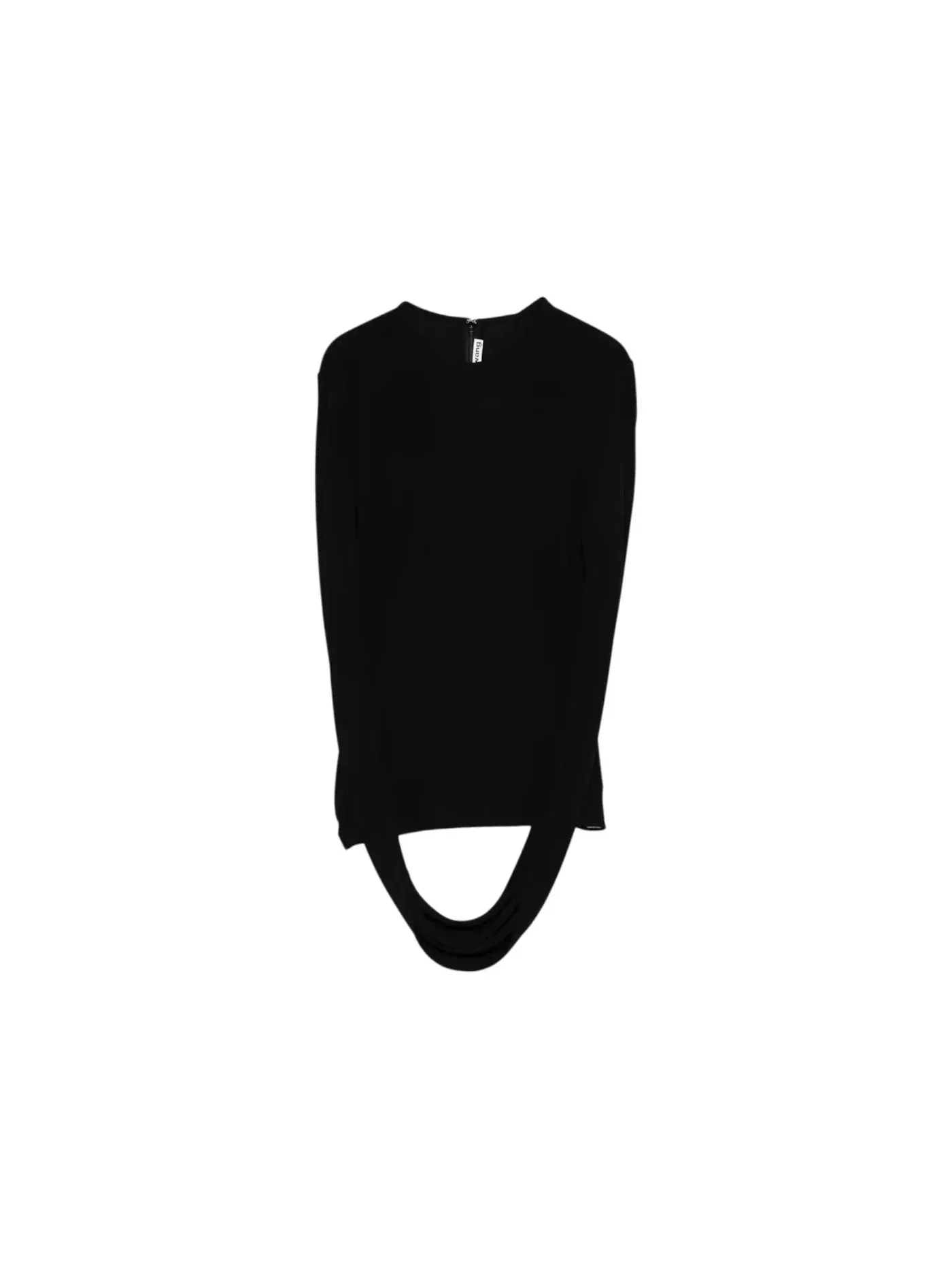 Женский топ с длинным рукавом Drape Back Sleeves Alexander Wang — изображение 1 из 1, черный