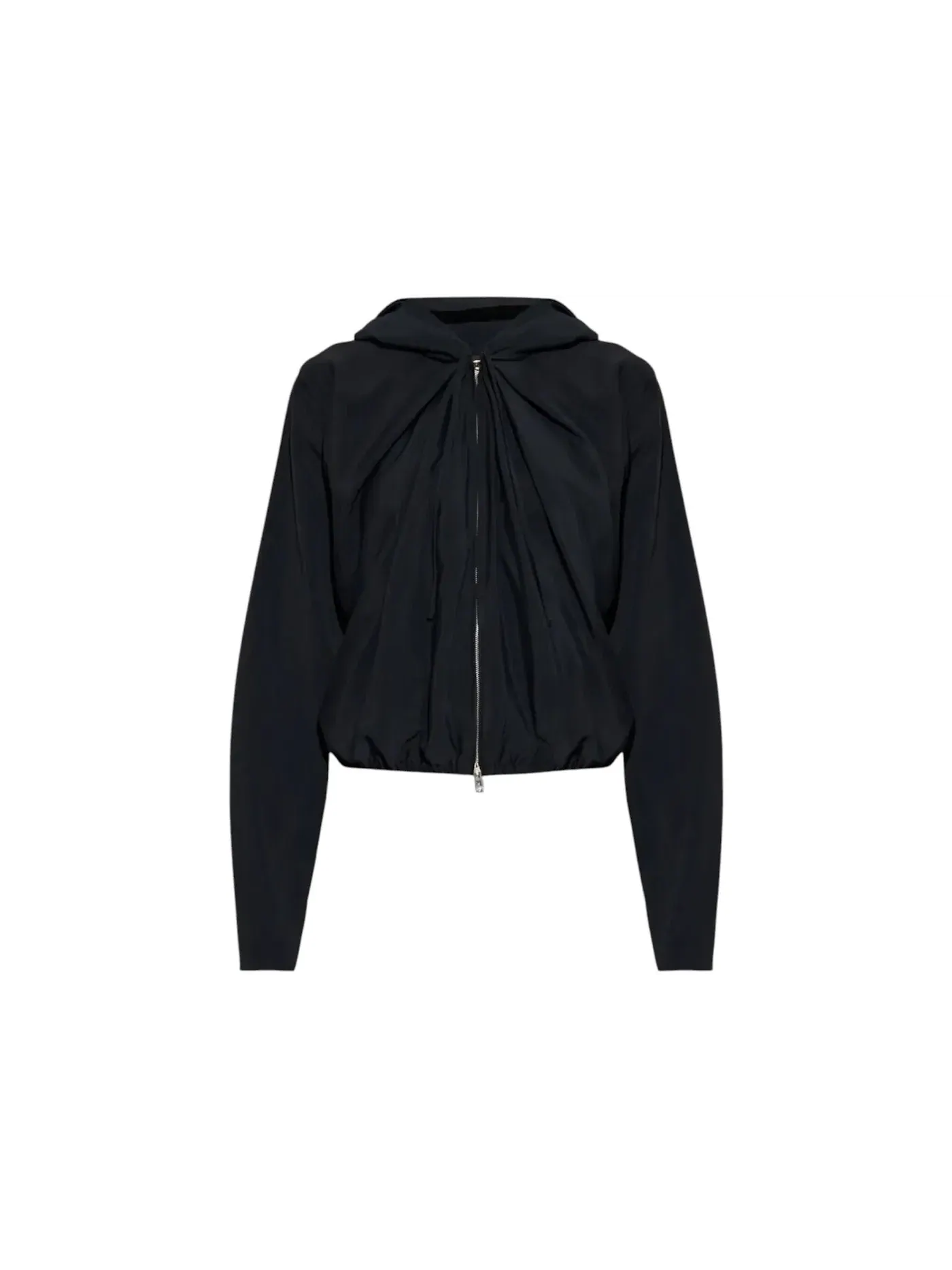 Женский худи с воротником-стойкой Alexander Wang — изображение 1 из 1, черный